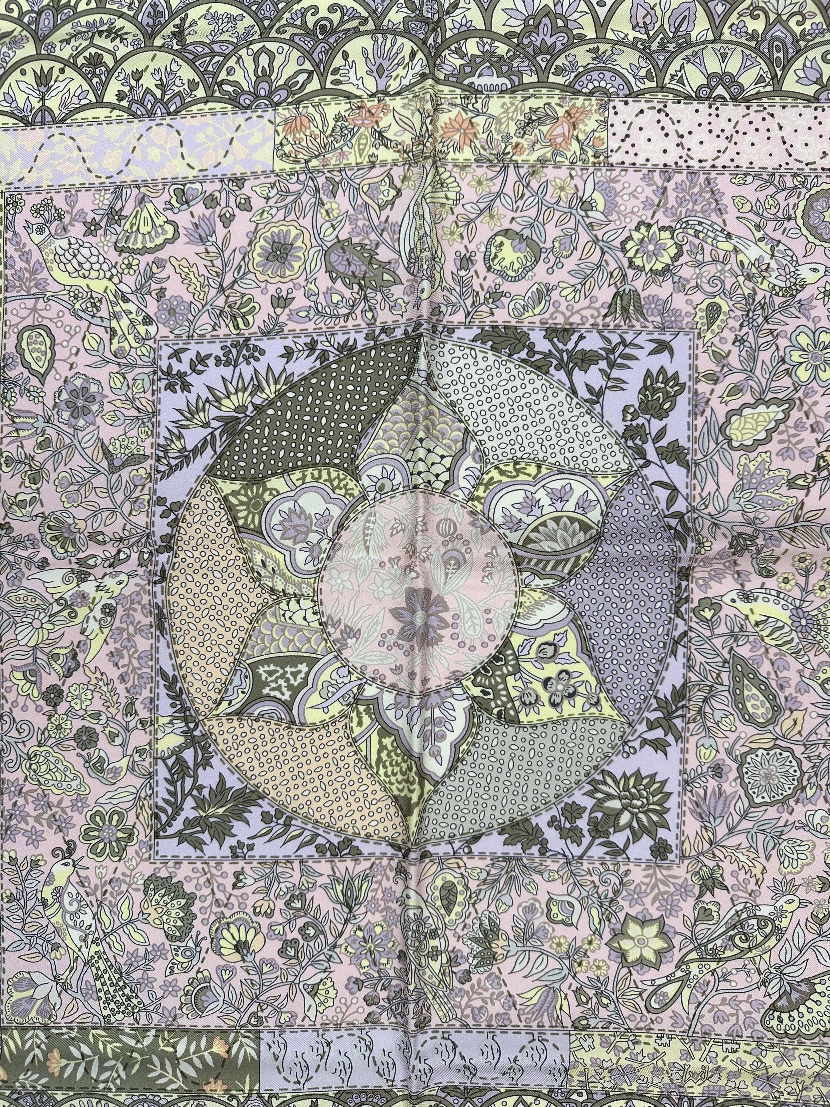 Hermès Piqué Fleuri de Provence 90
