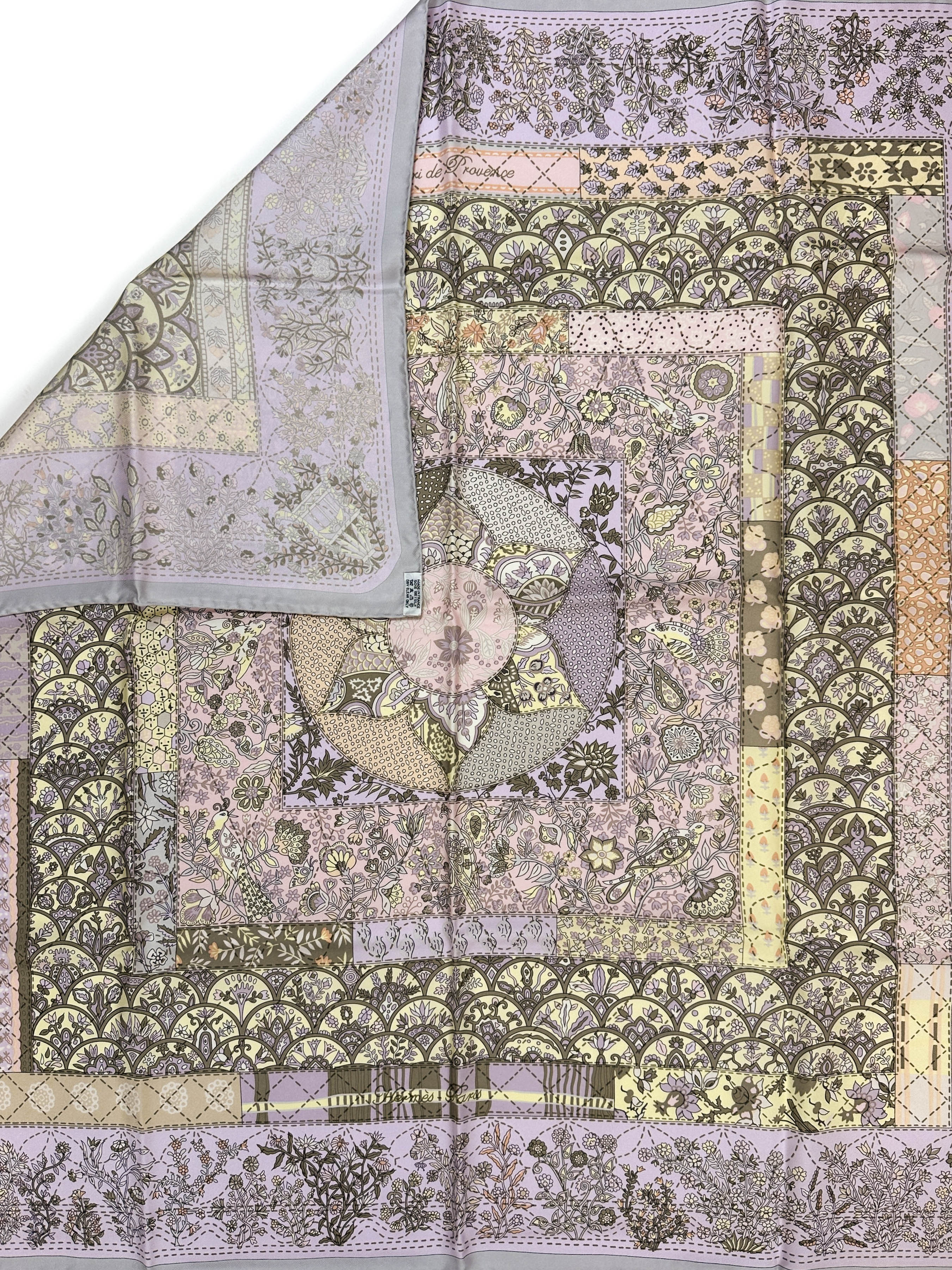 Hermès Piqué Fleuri de Provence 90