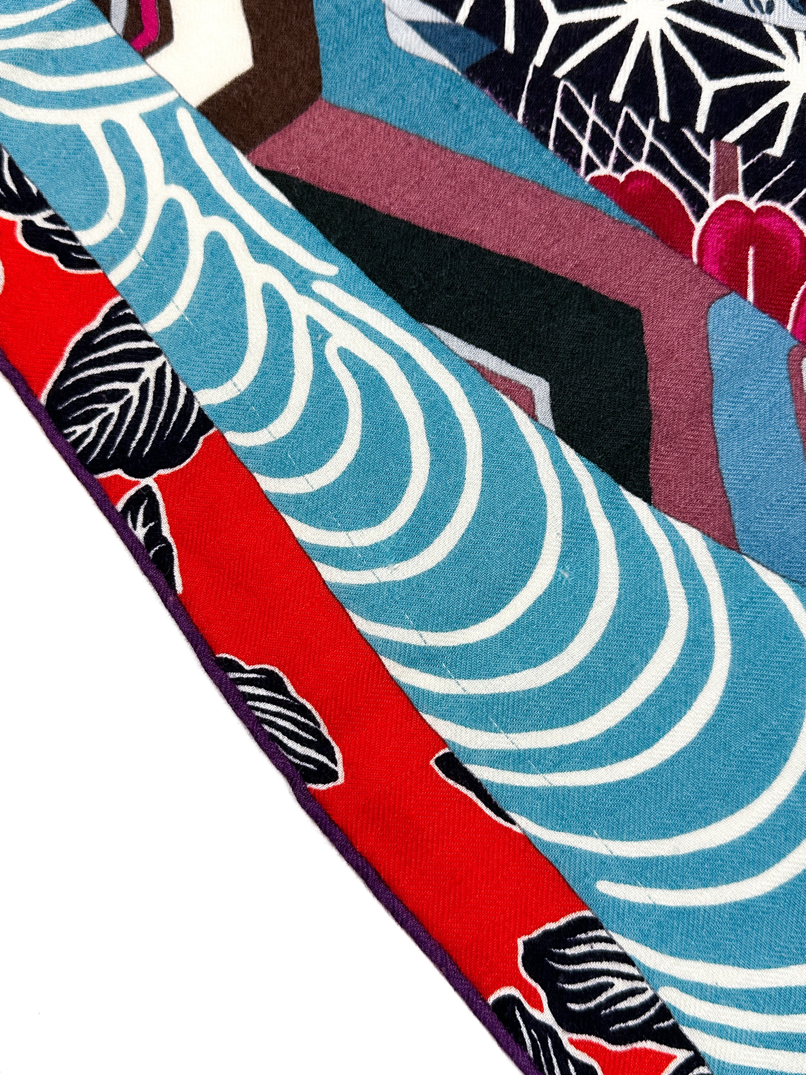 Hermès Ex-Libris en Kimonos Cashmere Silk 140