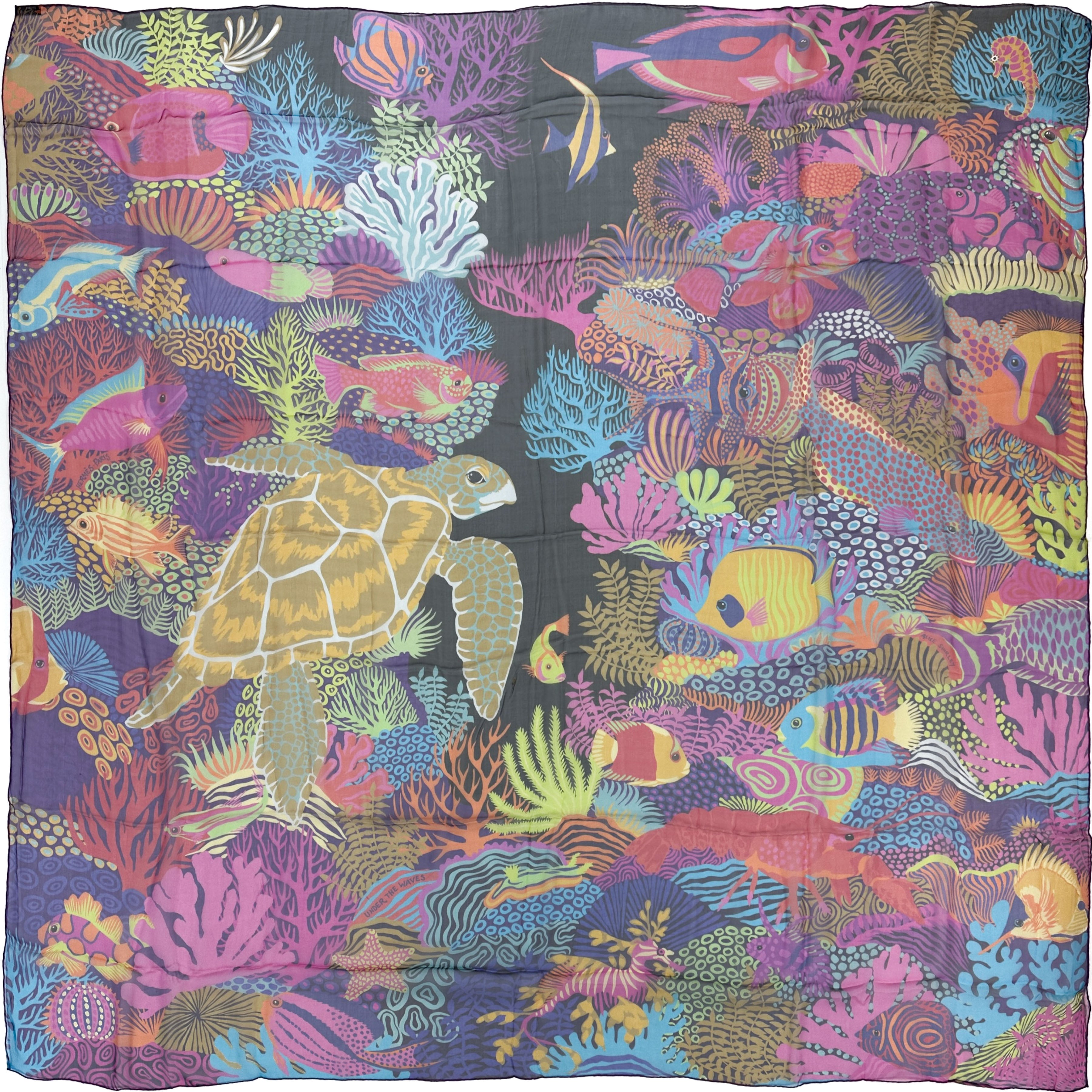 Hermès Under The Waves Mousseline 140