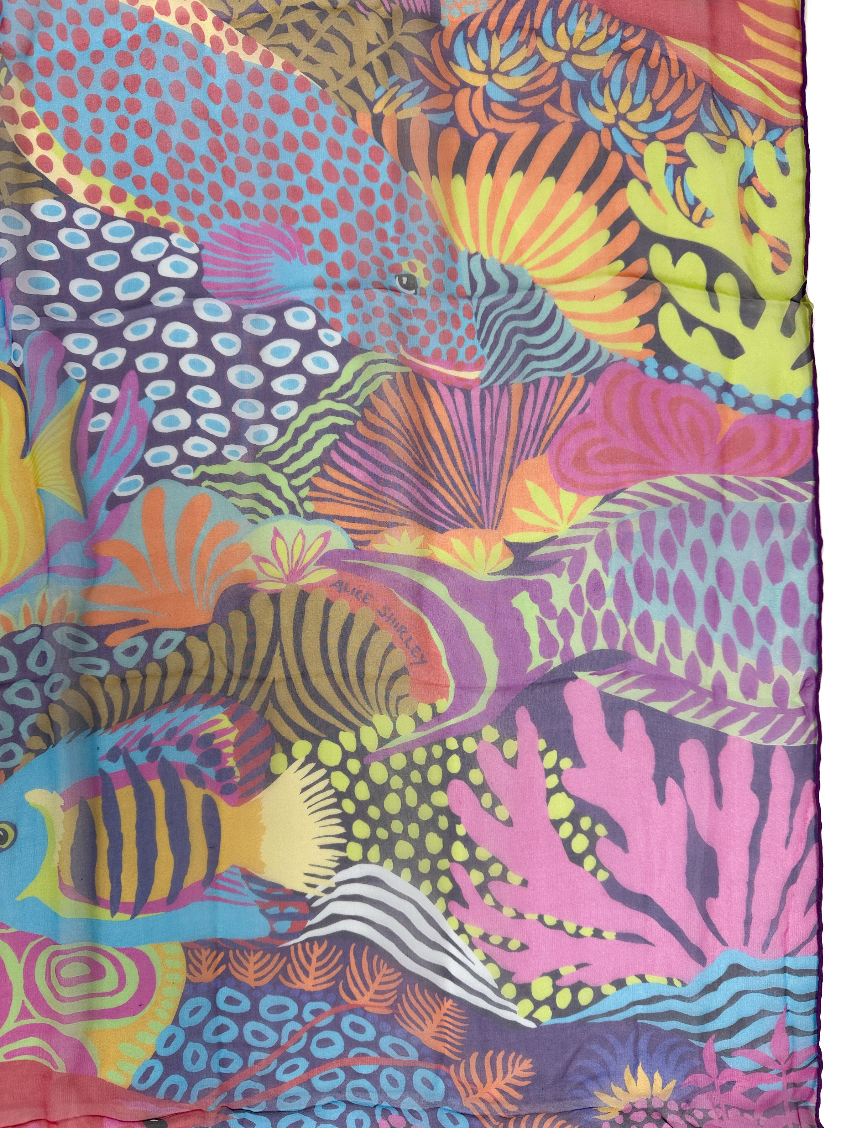 Hermès Under The Waves Mousseline 140