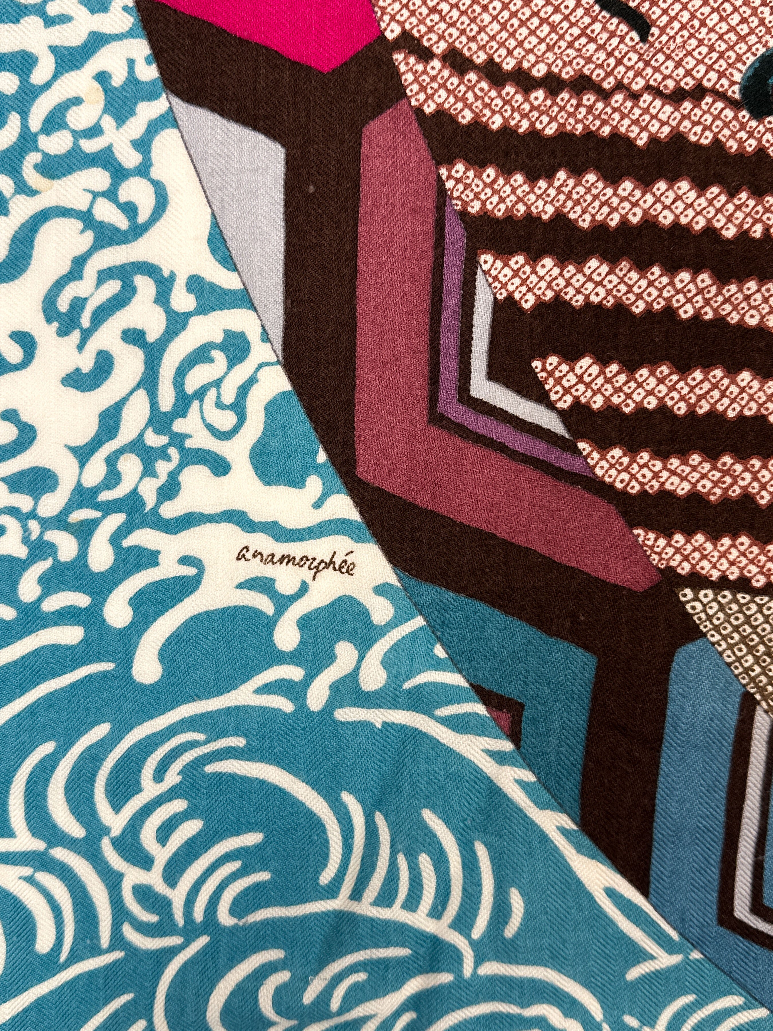 Hermès Ex-Libris en Kimonos Cashmere Silk 140