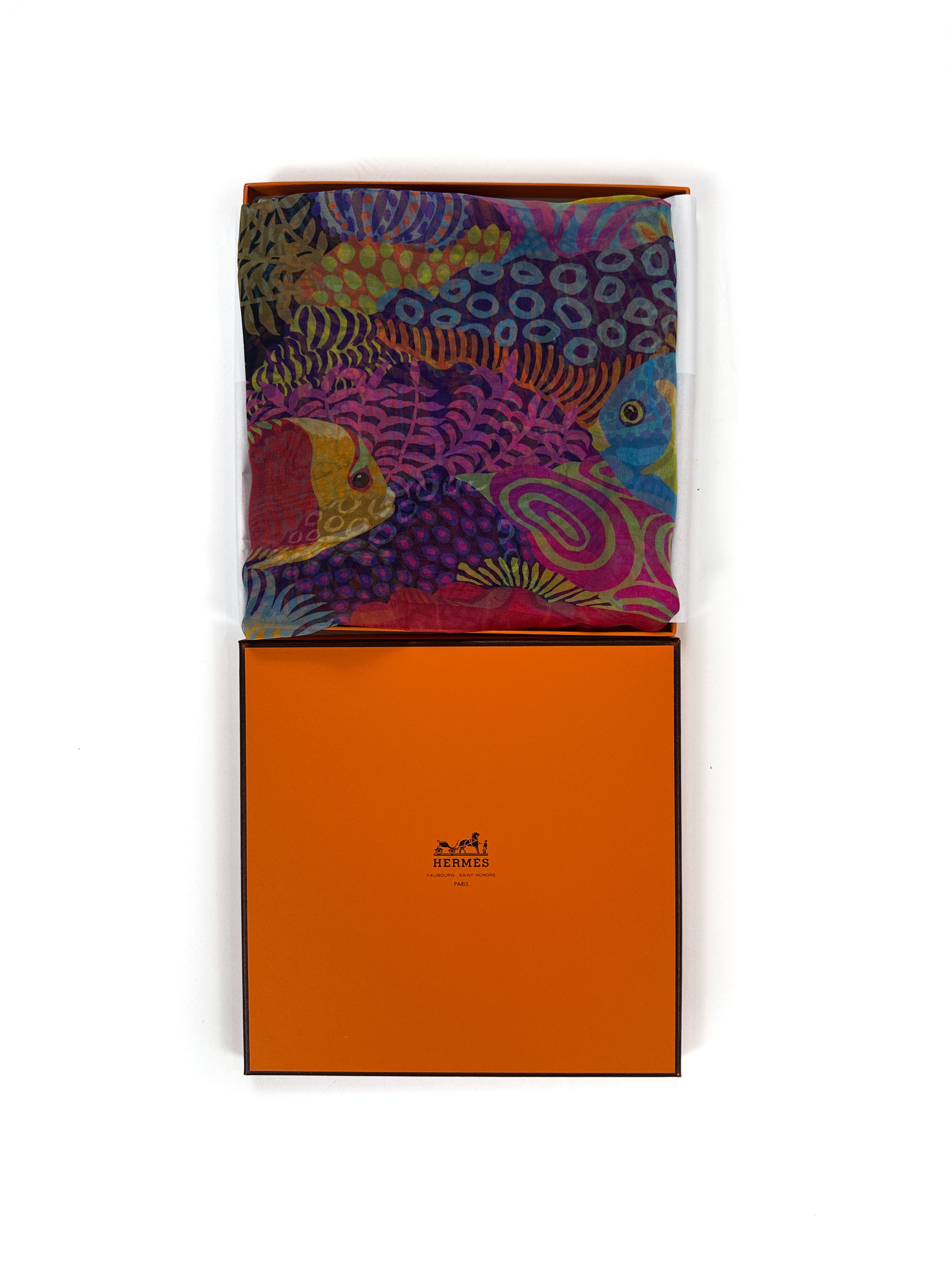 Hermès Under The Waves Mousseline 140