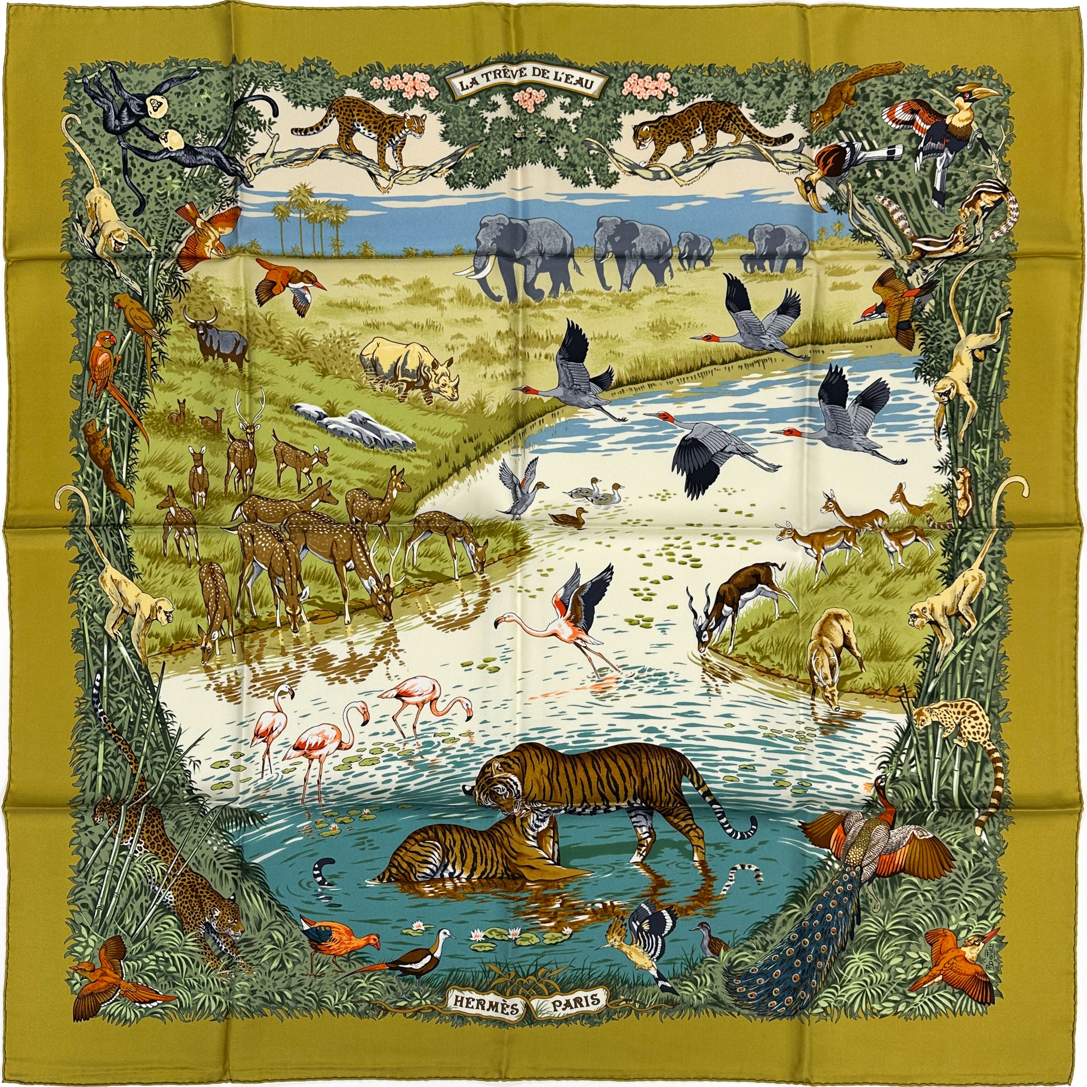 Hermès La Trêve de l'eau 90