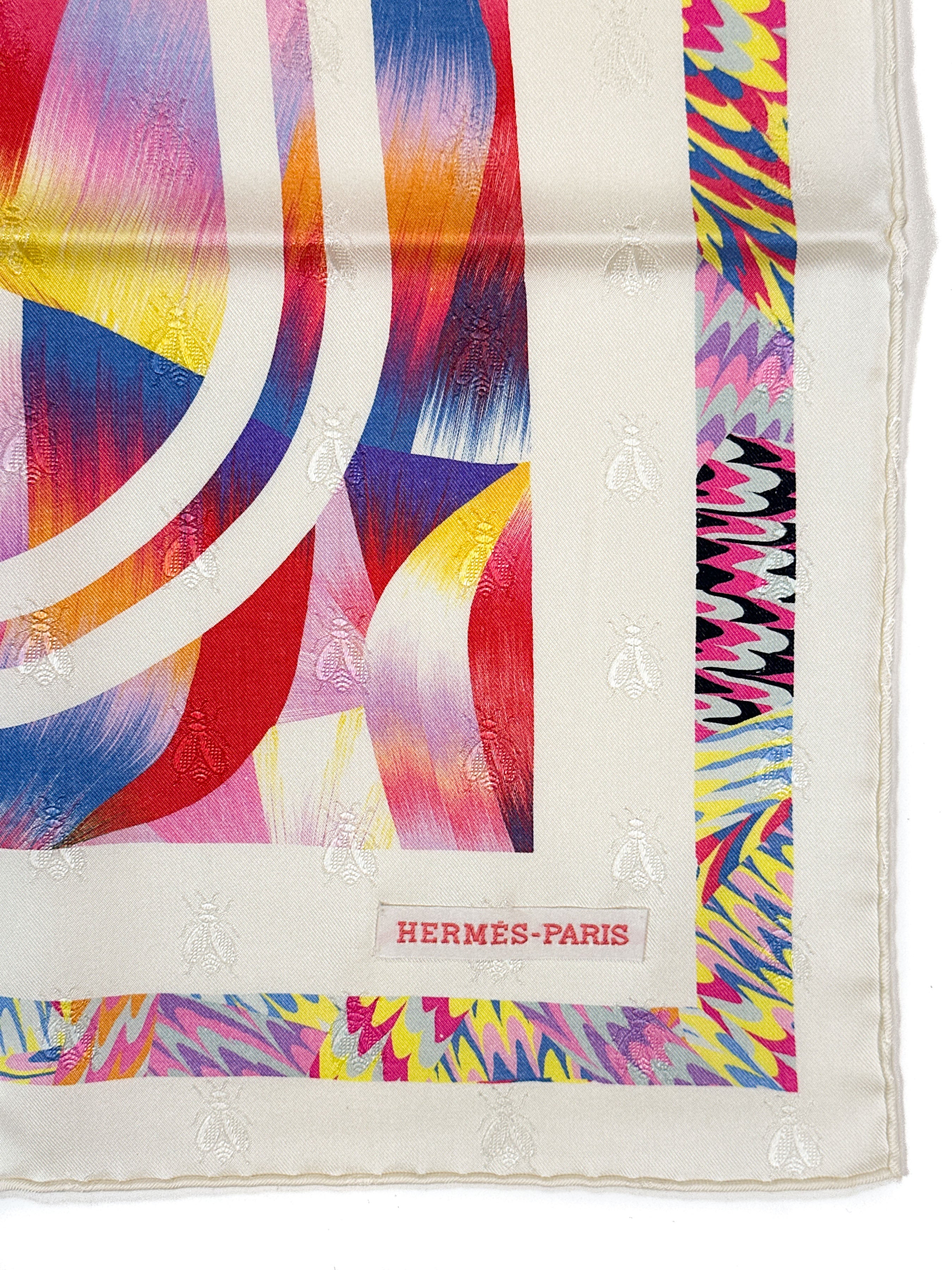 Hermès Brides de Gala Marble Jacquard 90