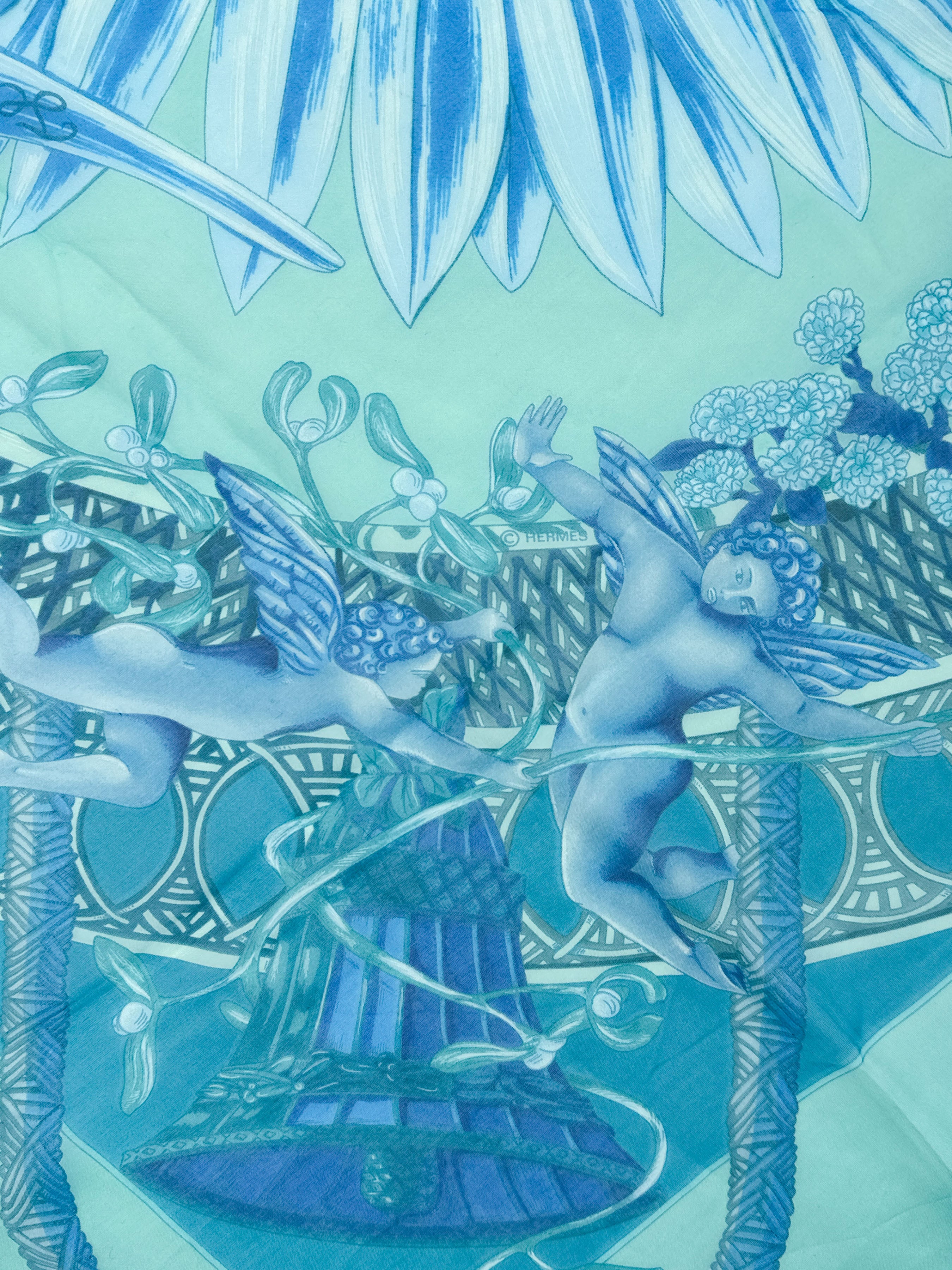 Hermès Amours Mousseline 90