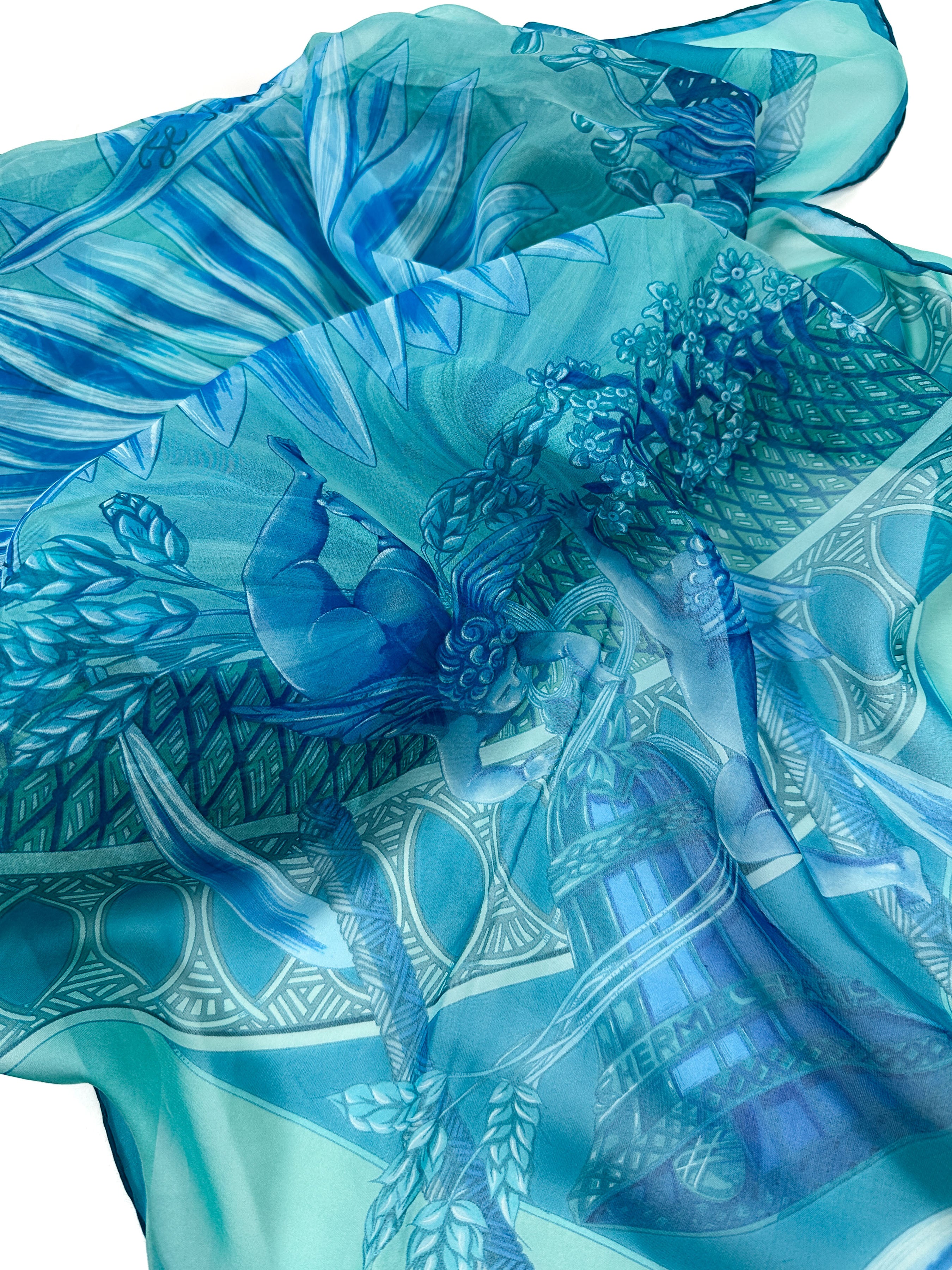 Hermès Amours Mousseline 90