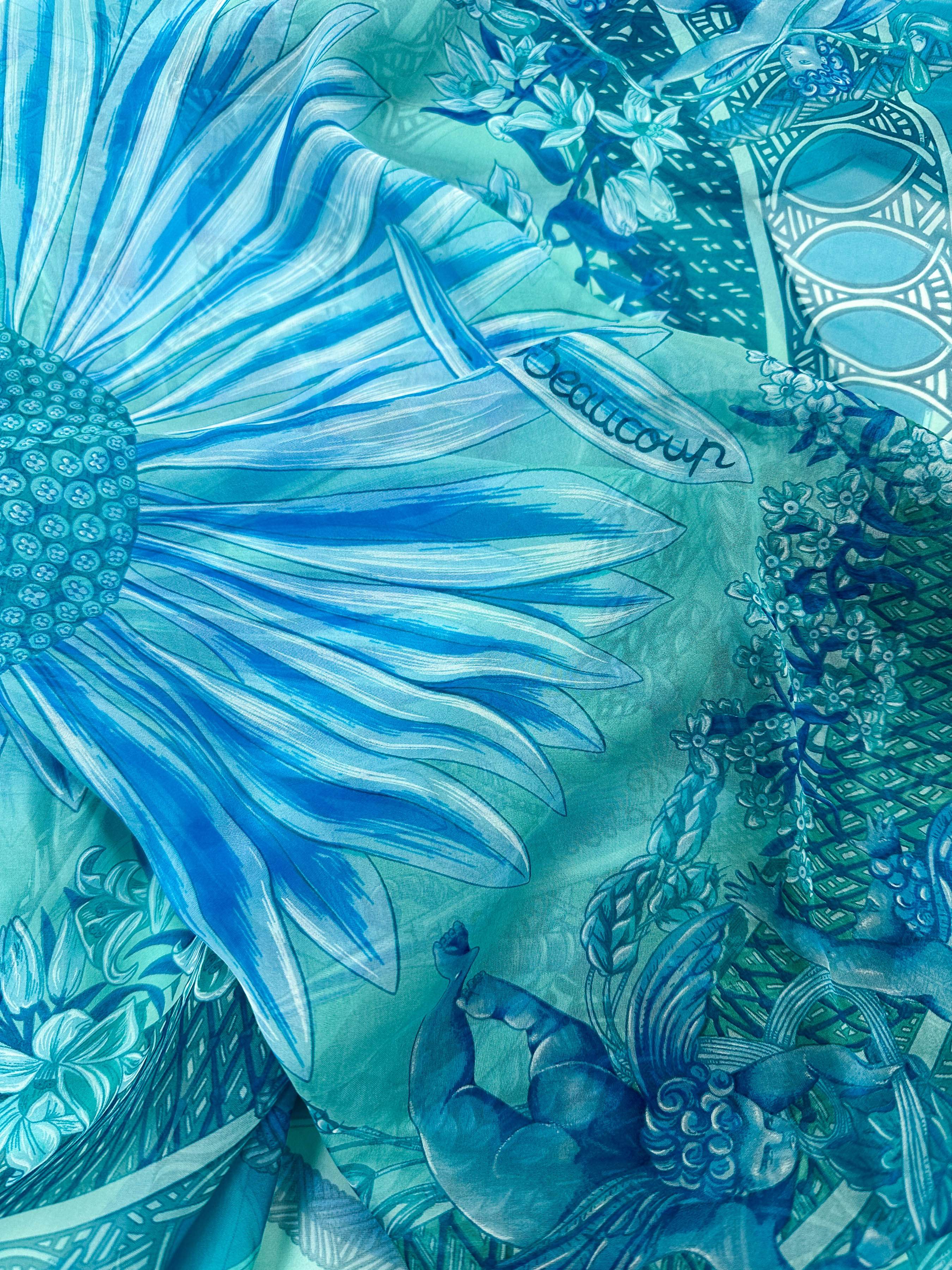 Hermès Amours Mousseline 90