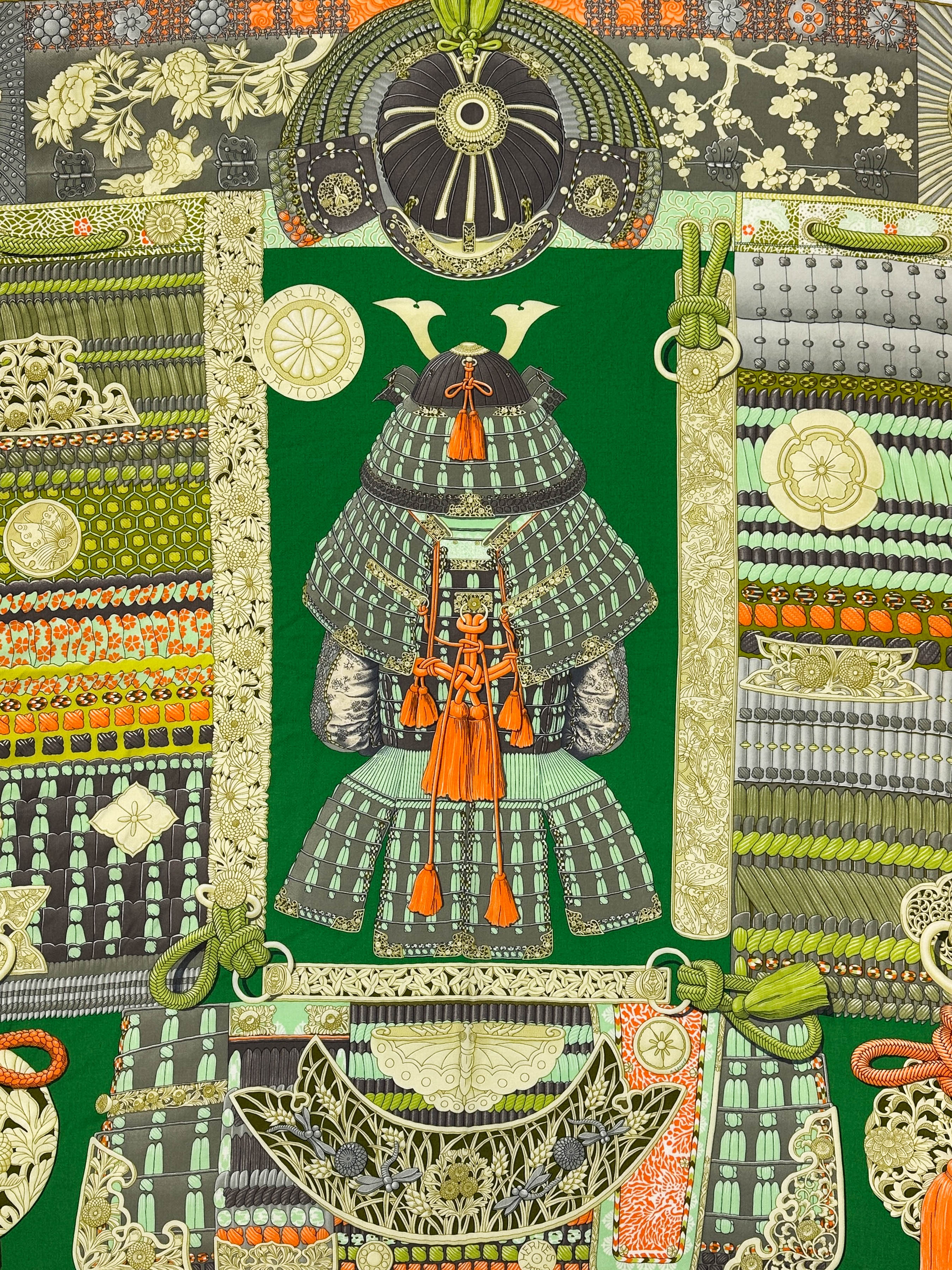 Hermès Parures de Samourais Cashmere Silk 140