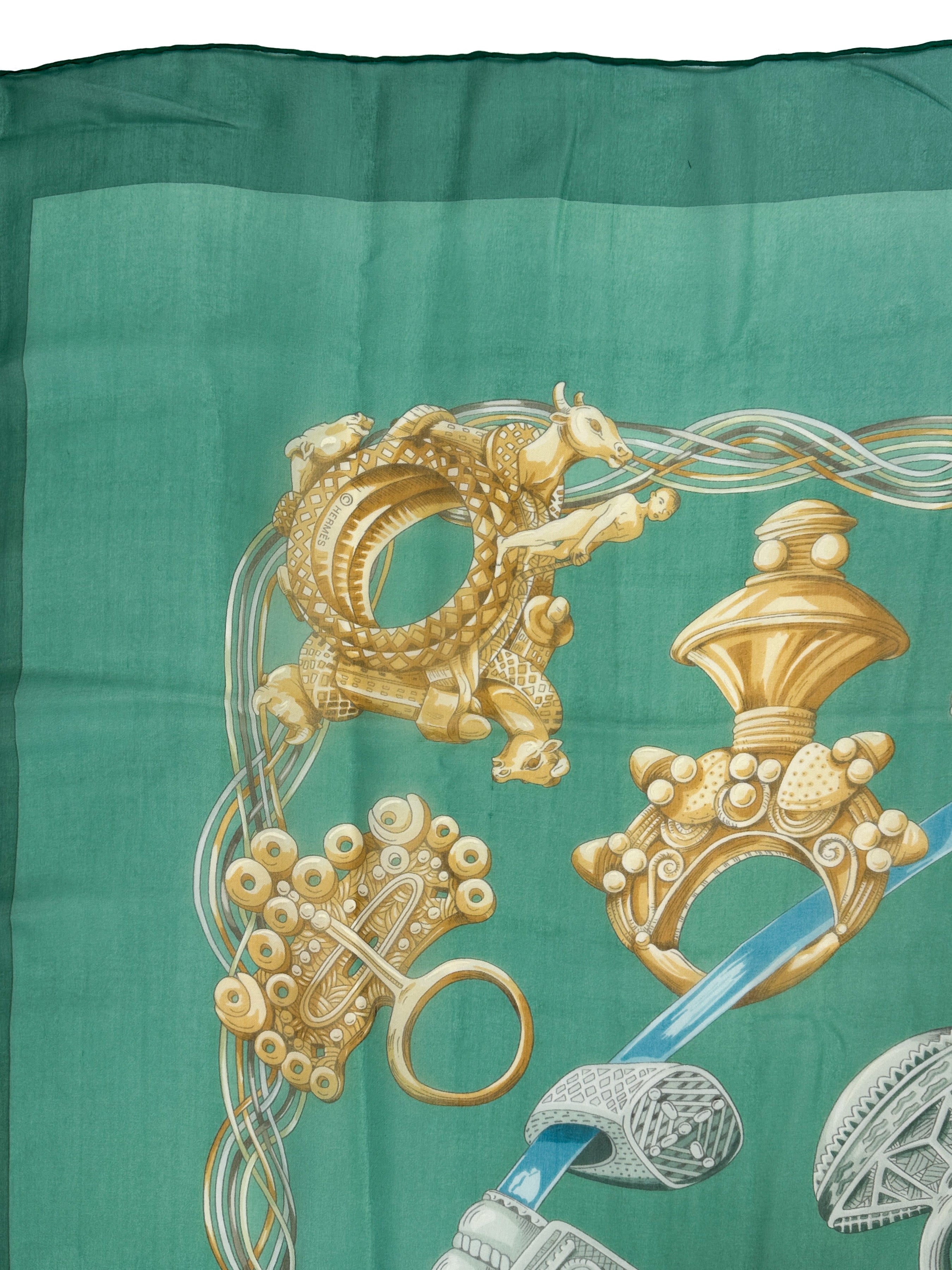 Hermès Alliances du Monde Mousseline 140