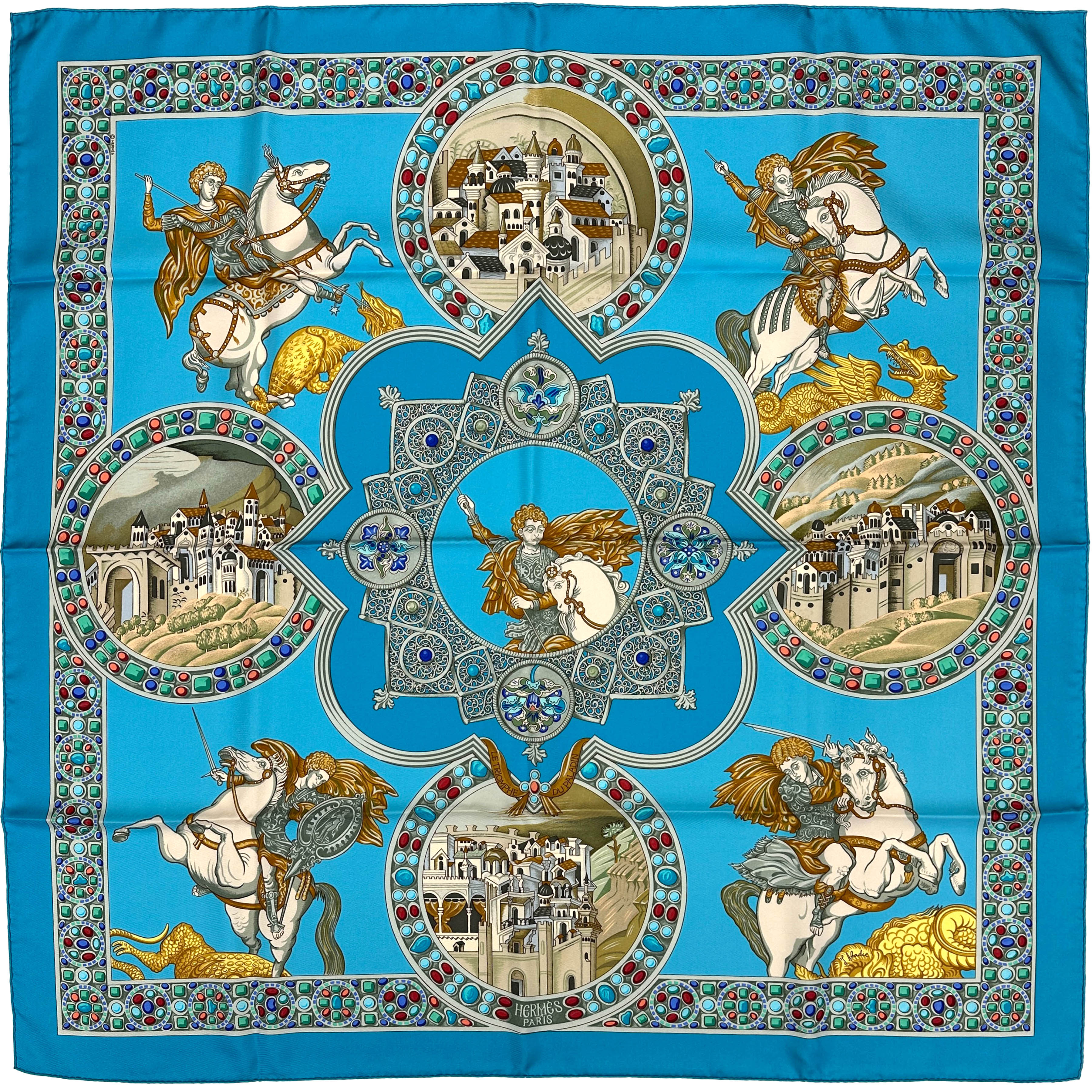 Hermès Triomphe du Paladin 90