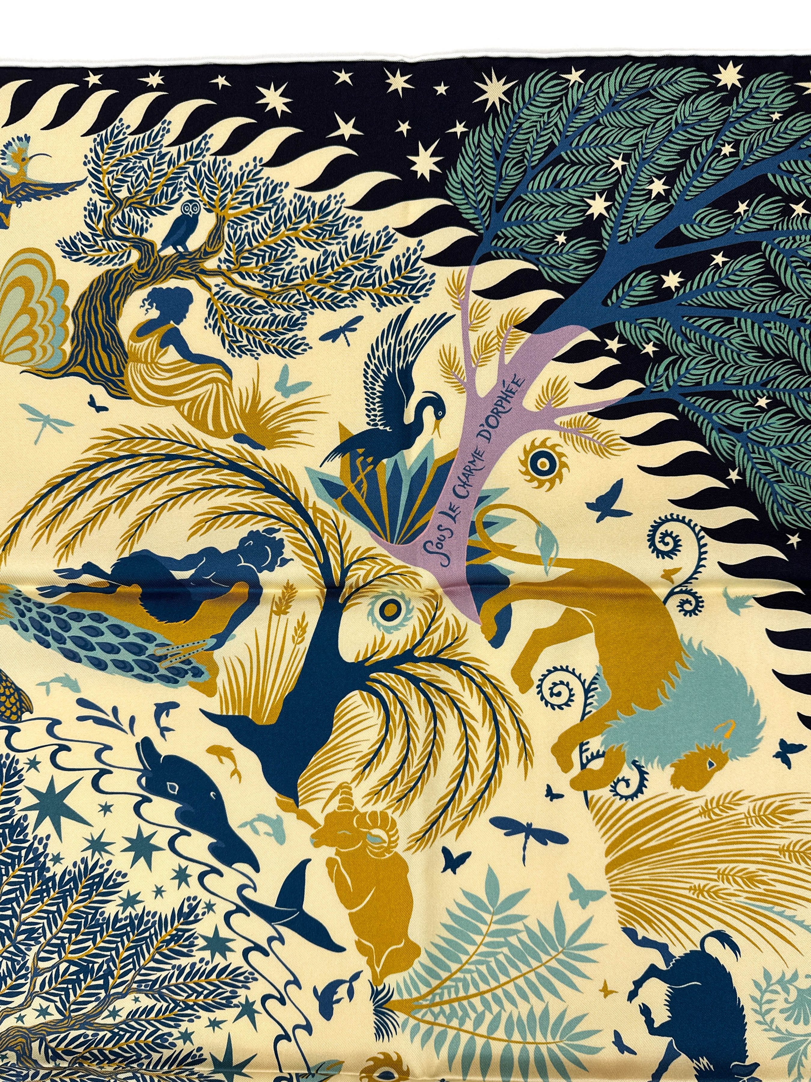 Hermès Sous le Charme d'Orphée Double Face 90