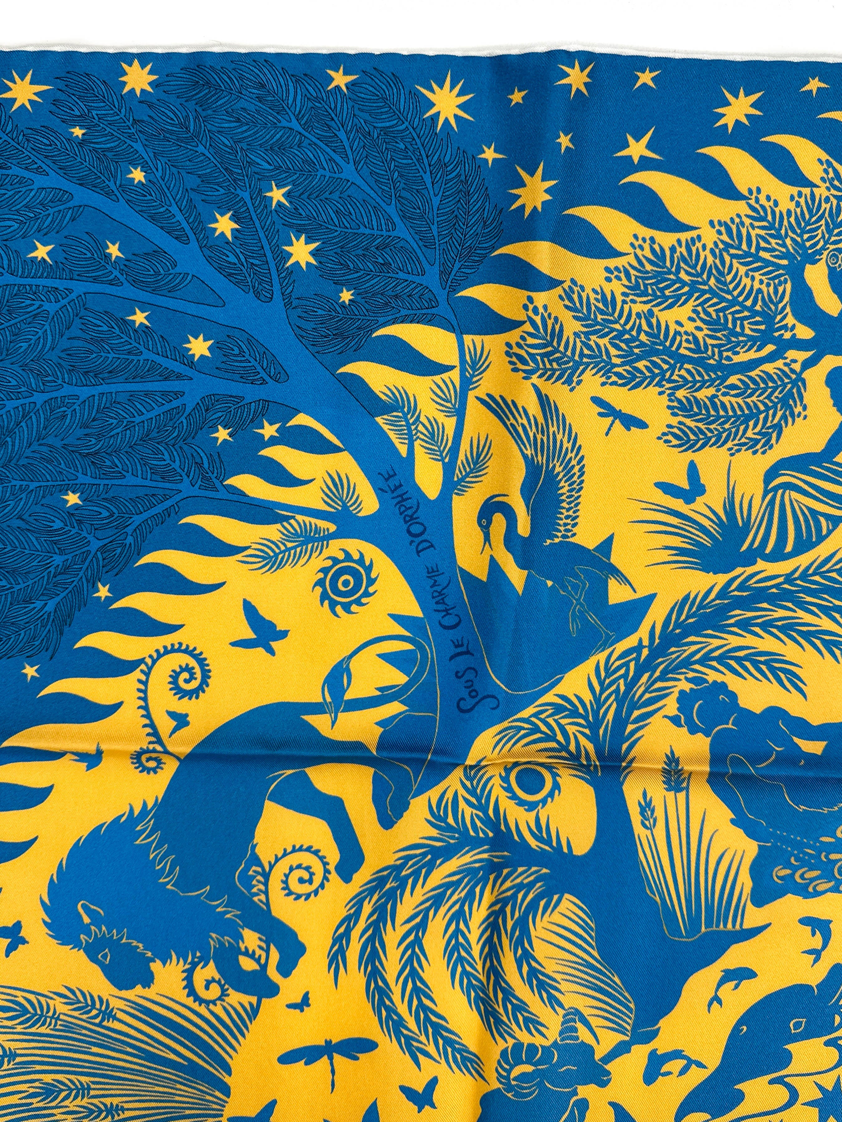 Hermès Sous le Charme d'Orphée Double Face 90