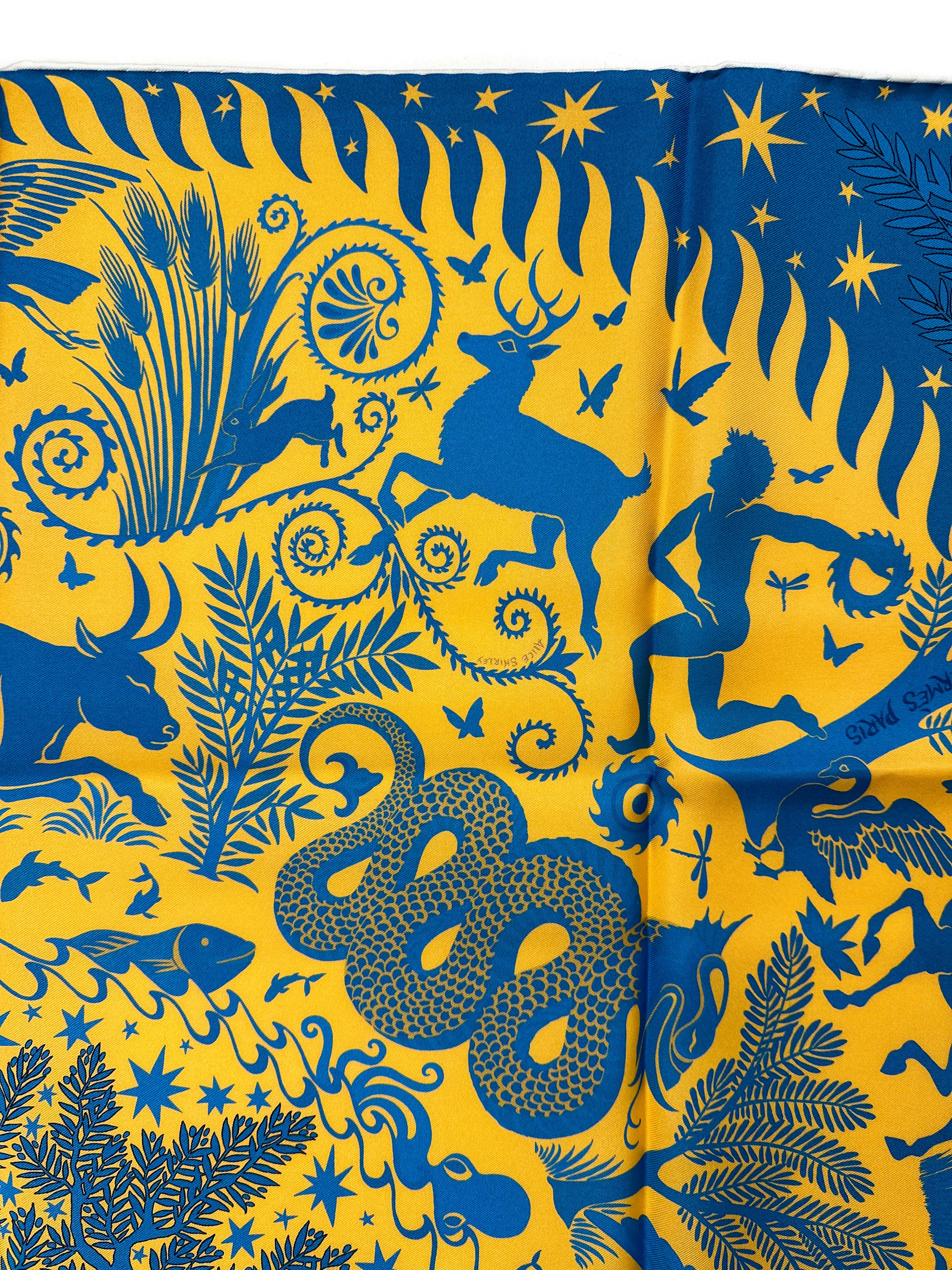 Hermès Sous le Charme d'Orphée Double Face 90