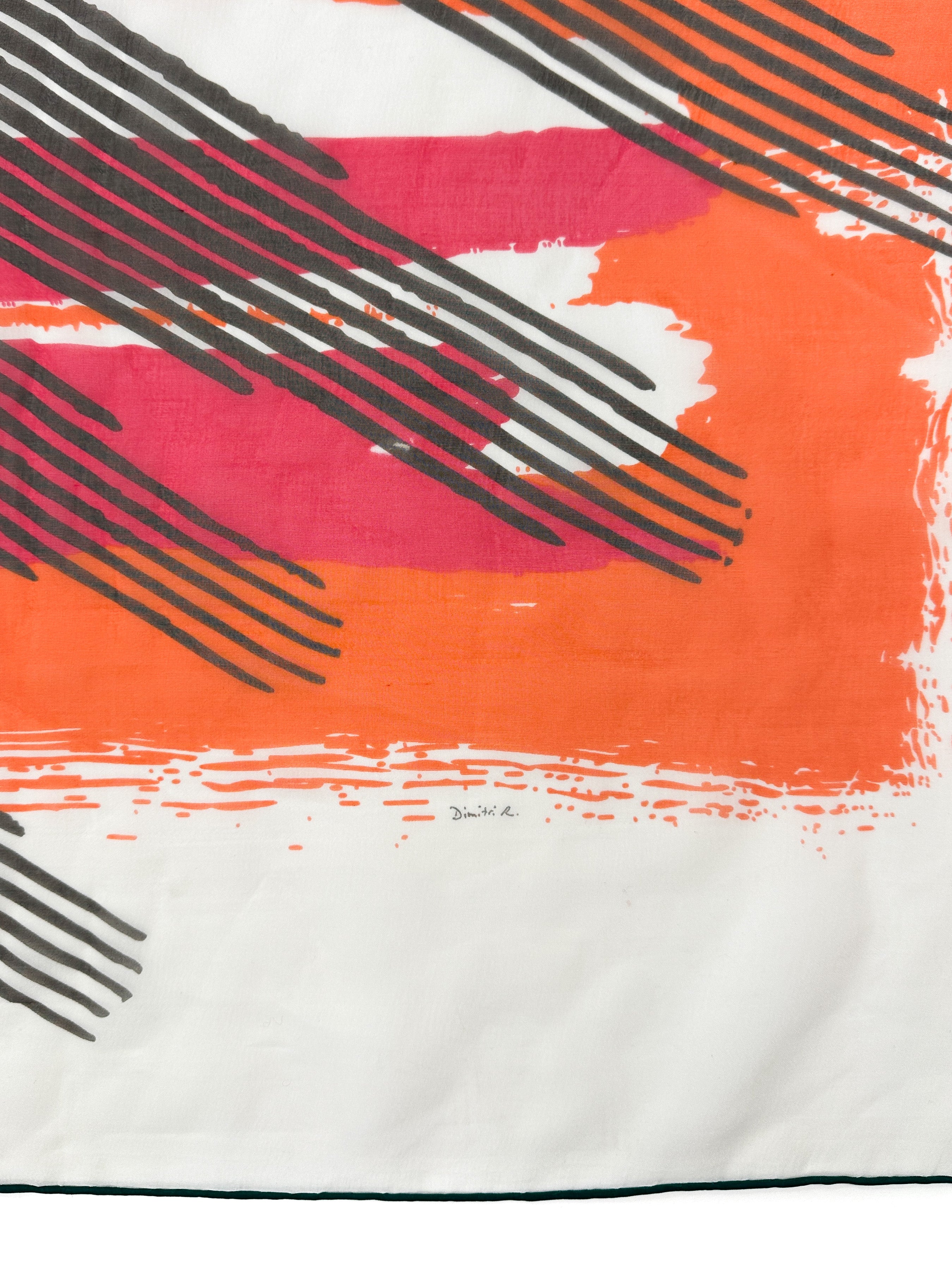 Hermès Big H Madras Mousseline 140