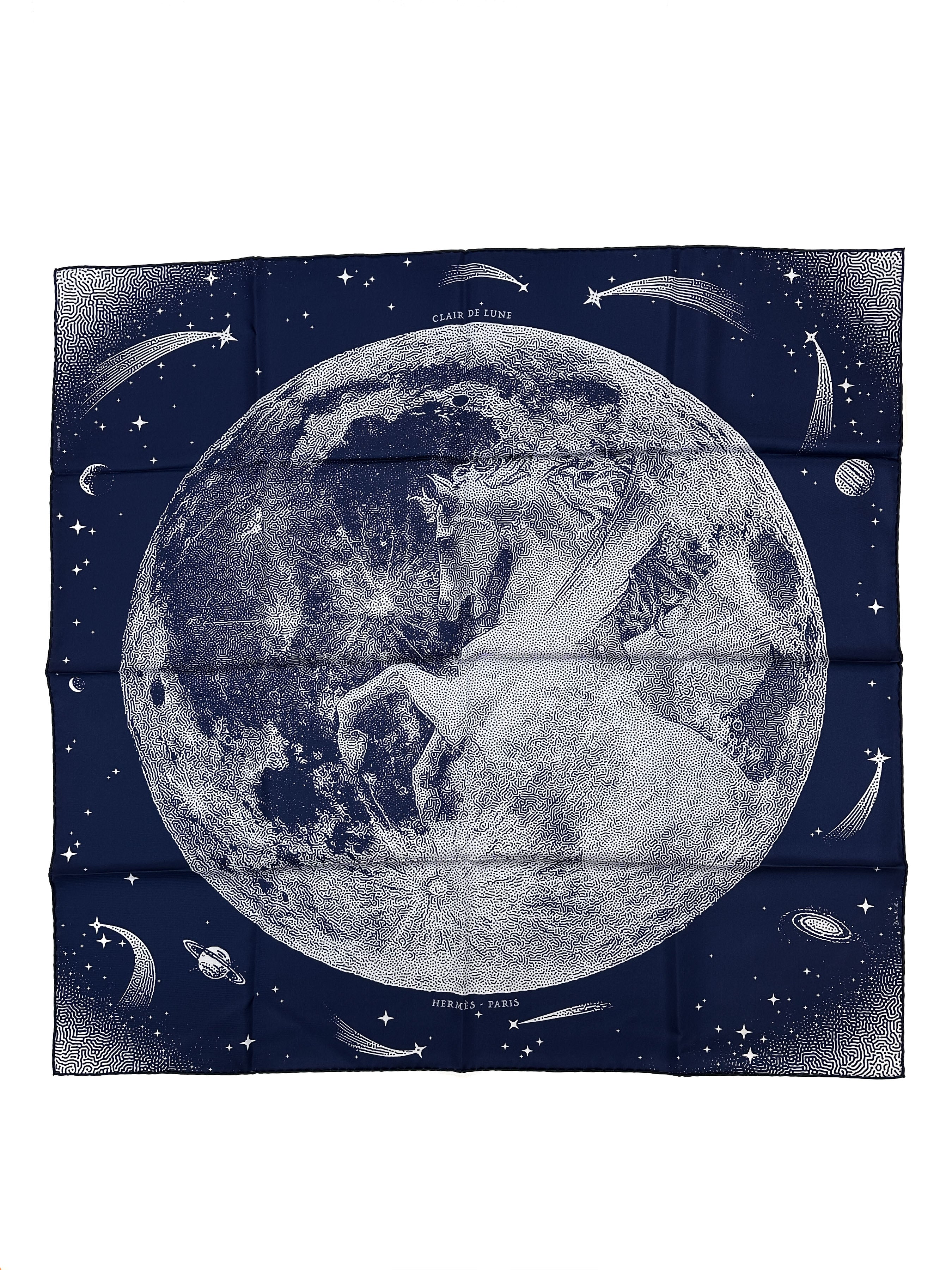 Hermès Clair de Lune Double Face 90