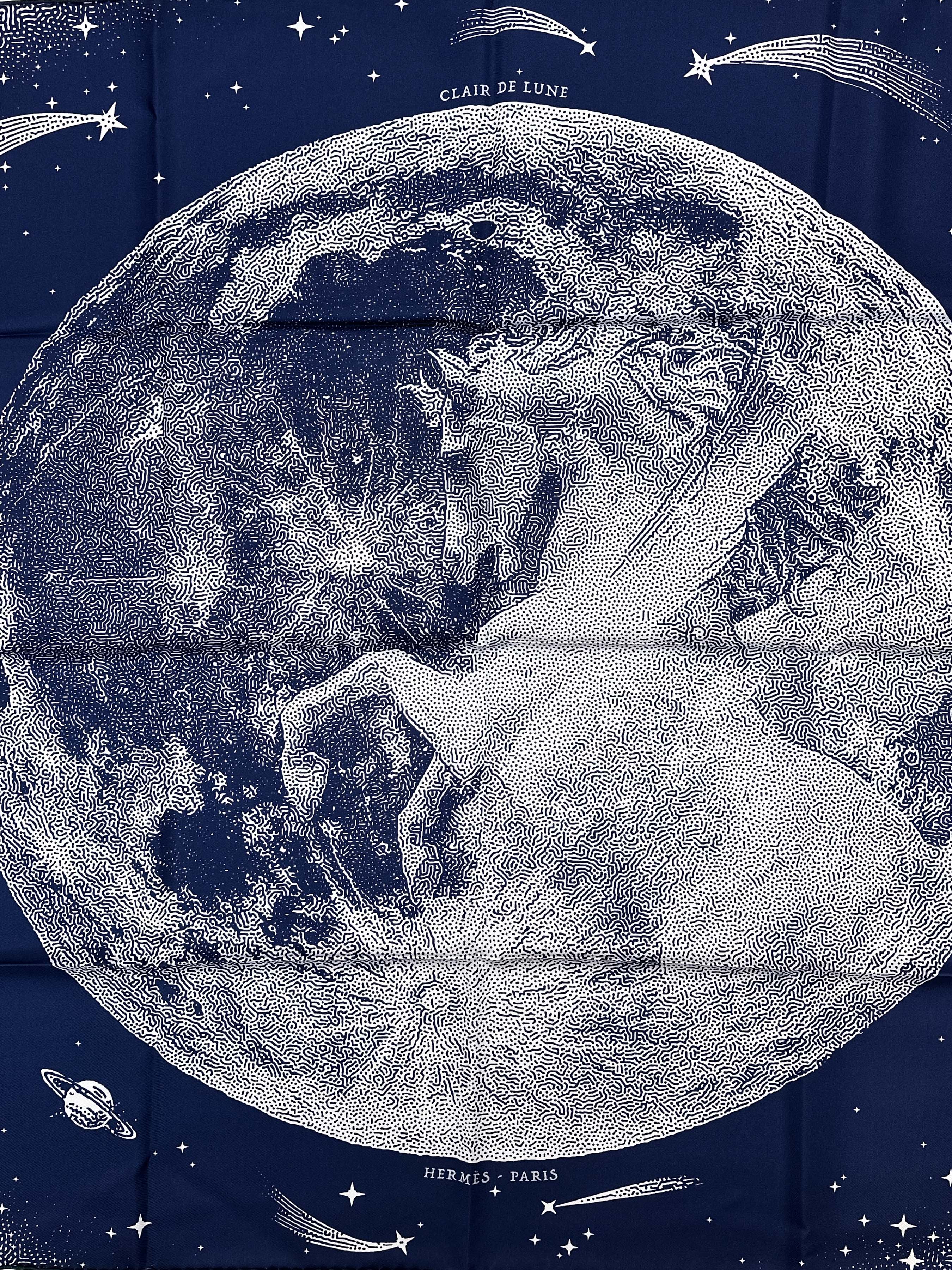 Hermès Clair de Lune Double Face 90