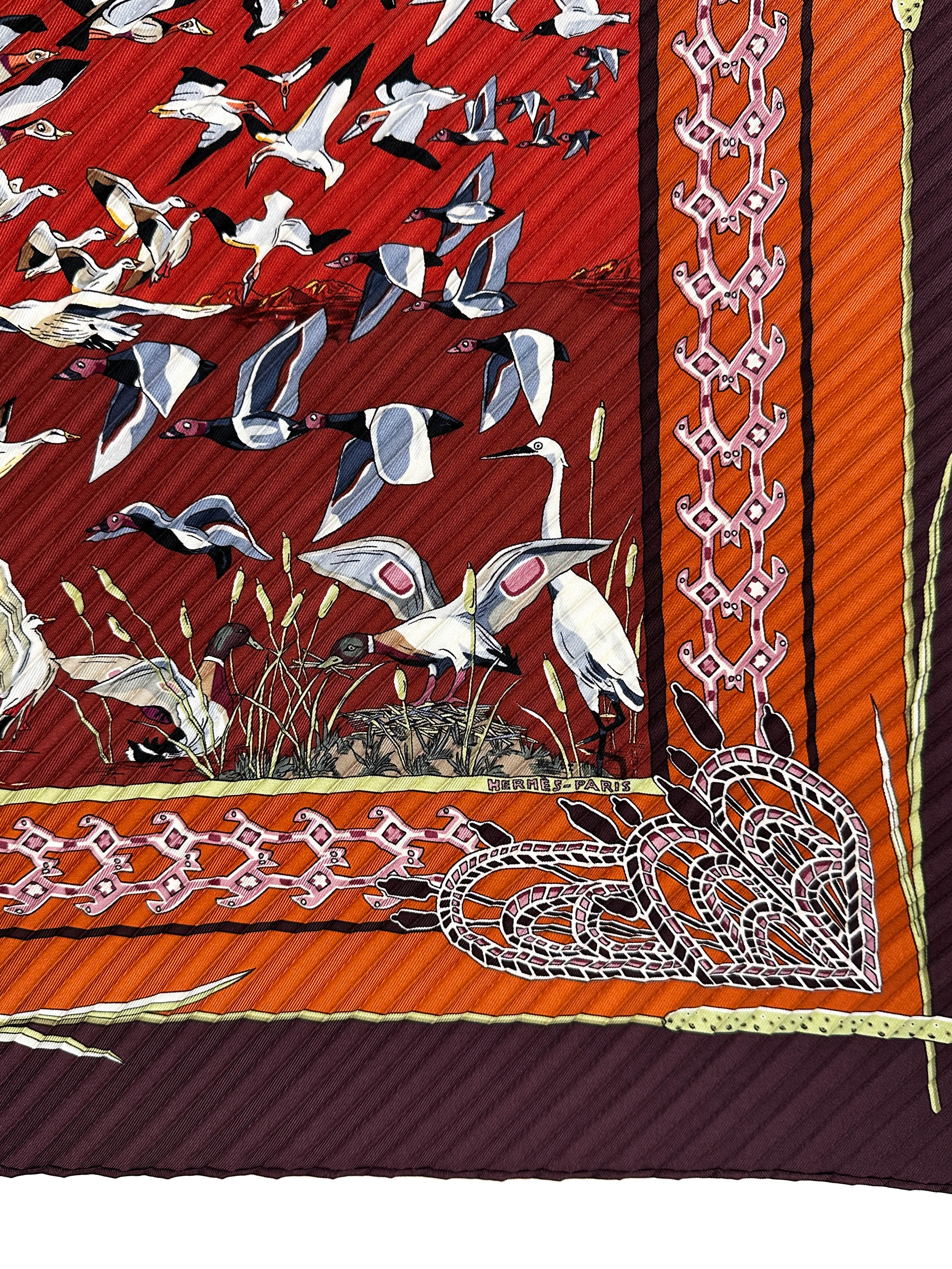Hermès Libres Comme L'Air Plissé 90