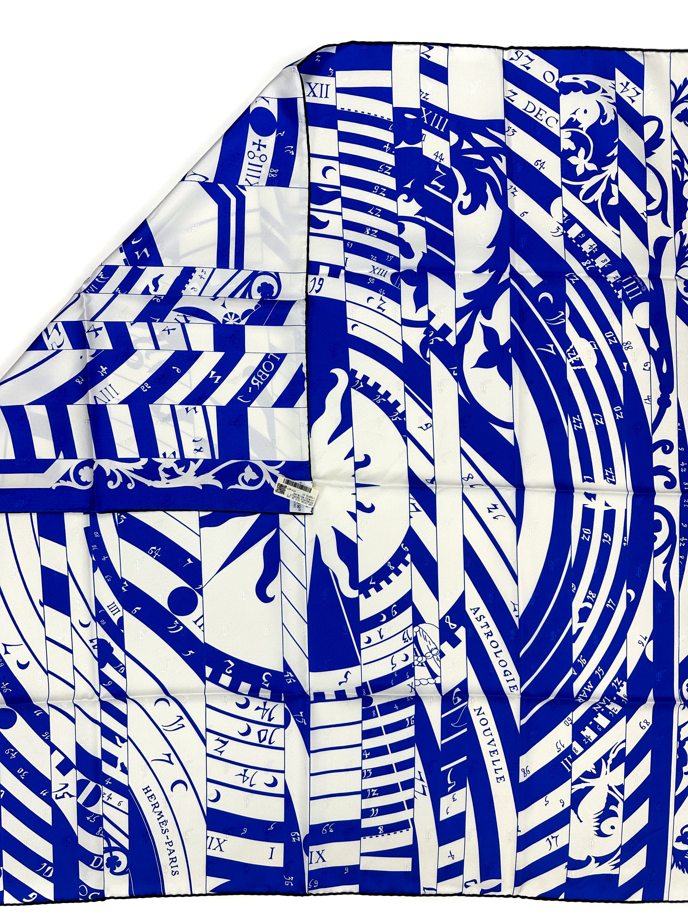 Hermès Astrologie Nouvelle Tattoo Jacquard 90