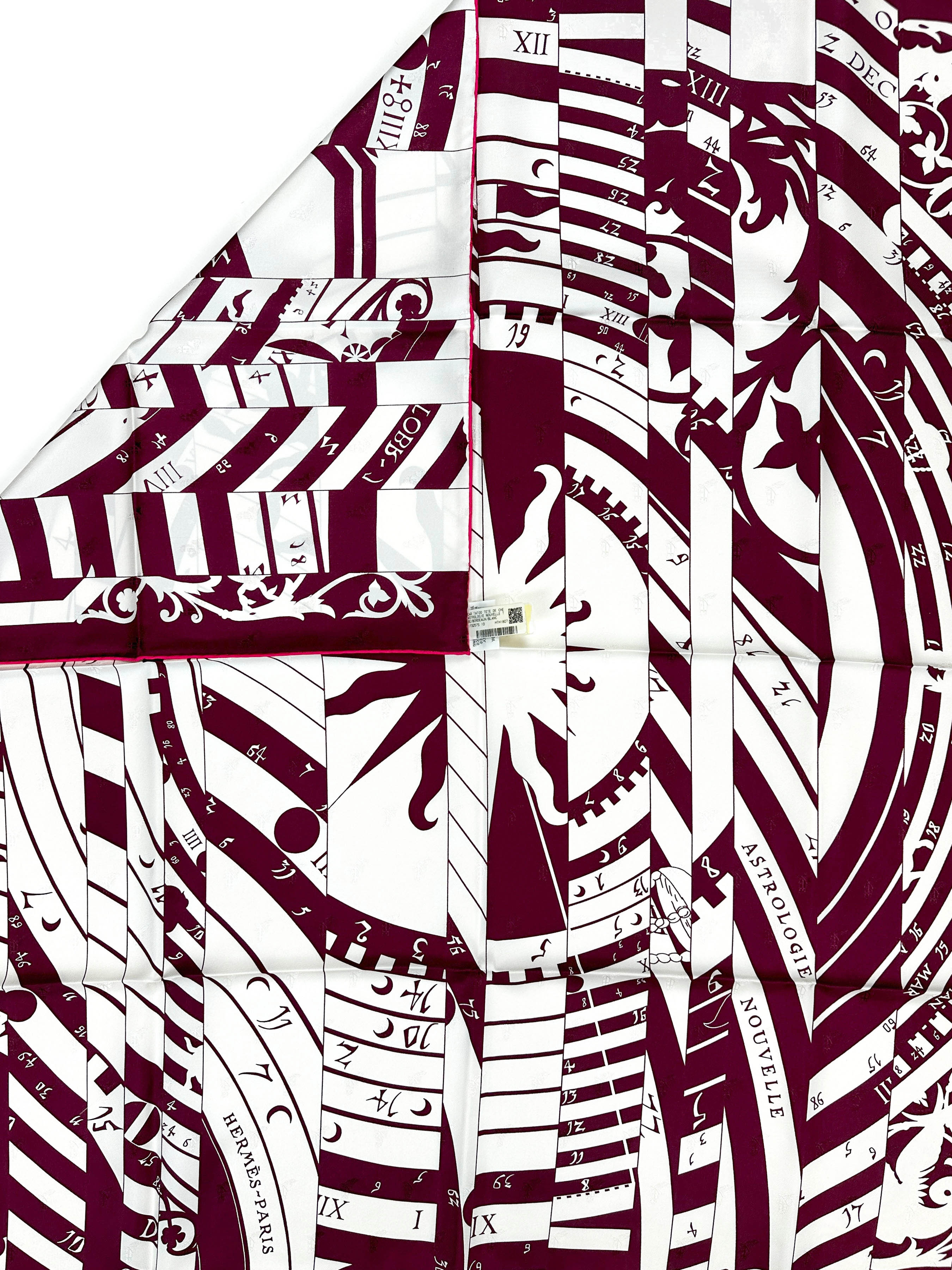 Hermès Astrologie Nouvelle Tattoo Jacquard 90