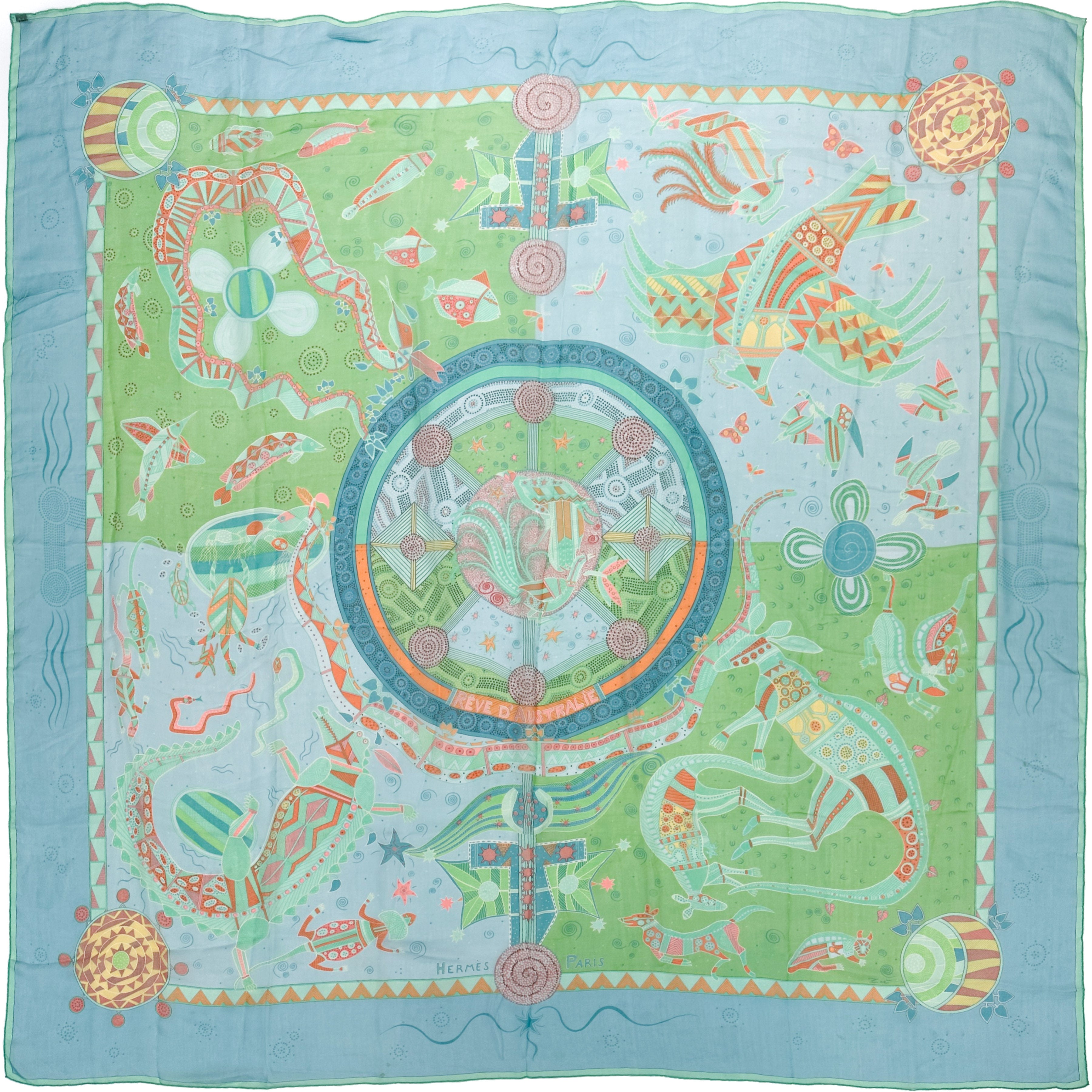 Hermès Rêve d'Australie Mousseline 140