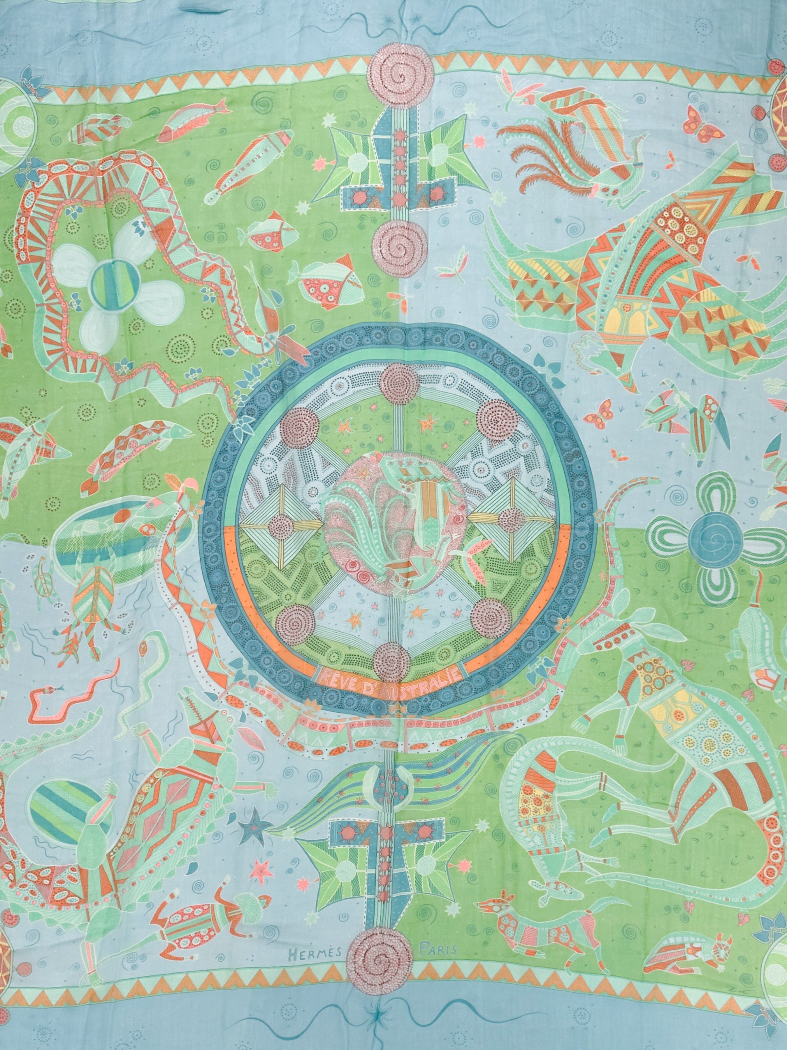 Hermès Rêve d'Australie Mousseline 140