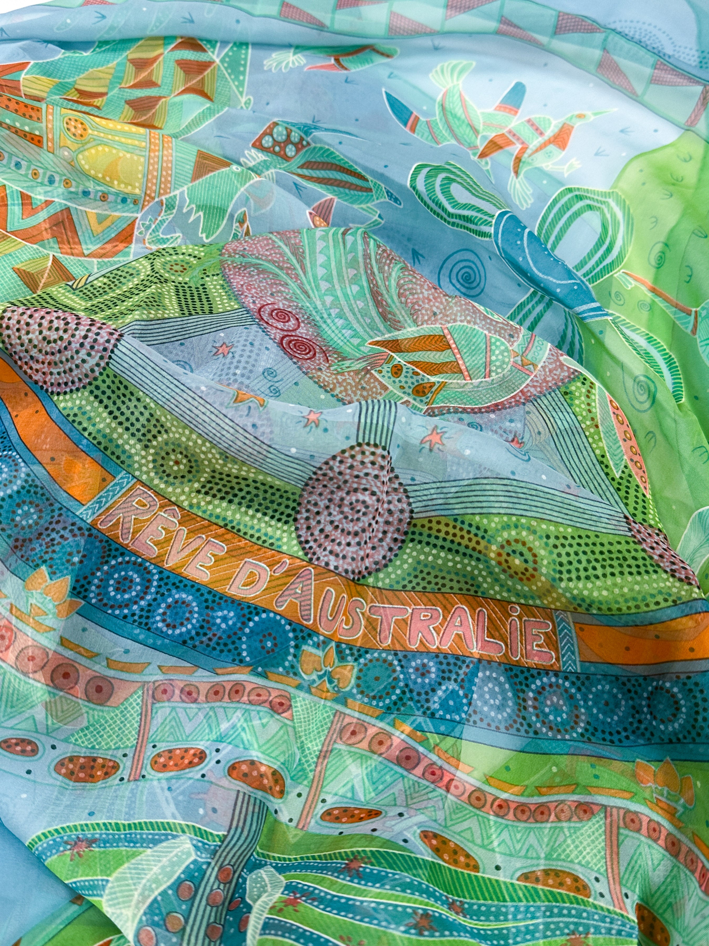 Hermès Rêve d'Australie Mousseline 140