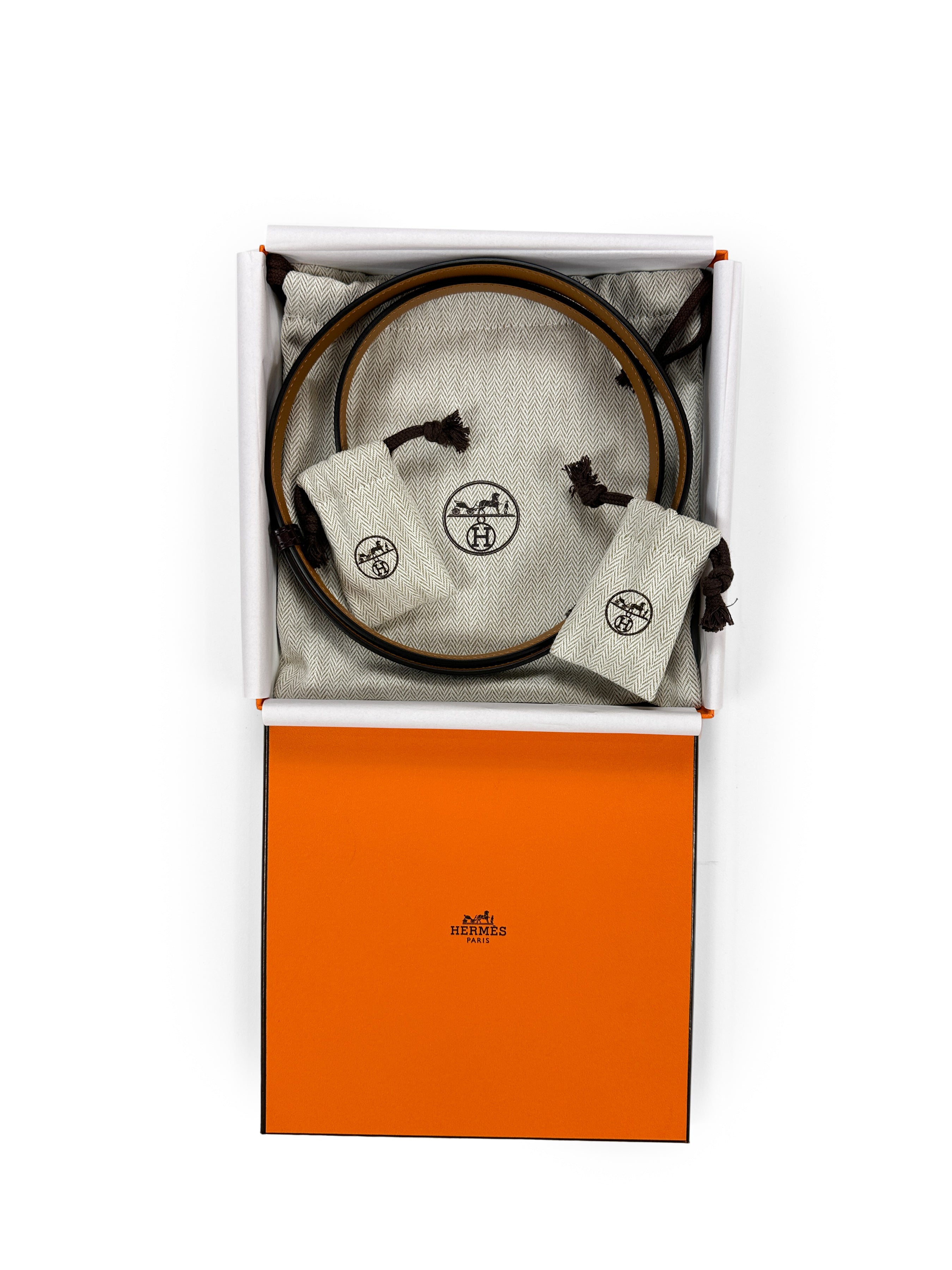 Hermès Kelly 18 Duo Electrum Belt