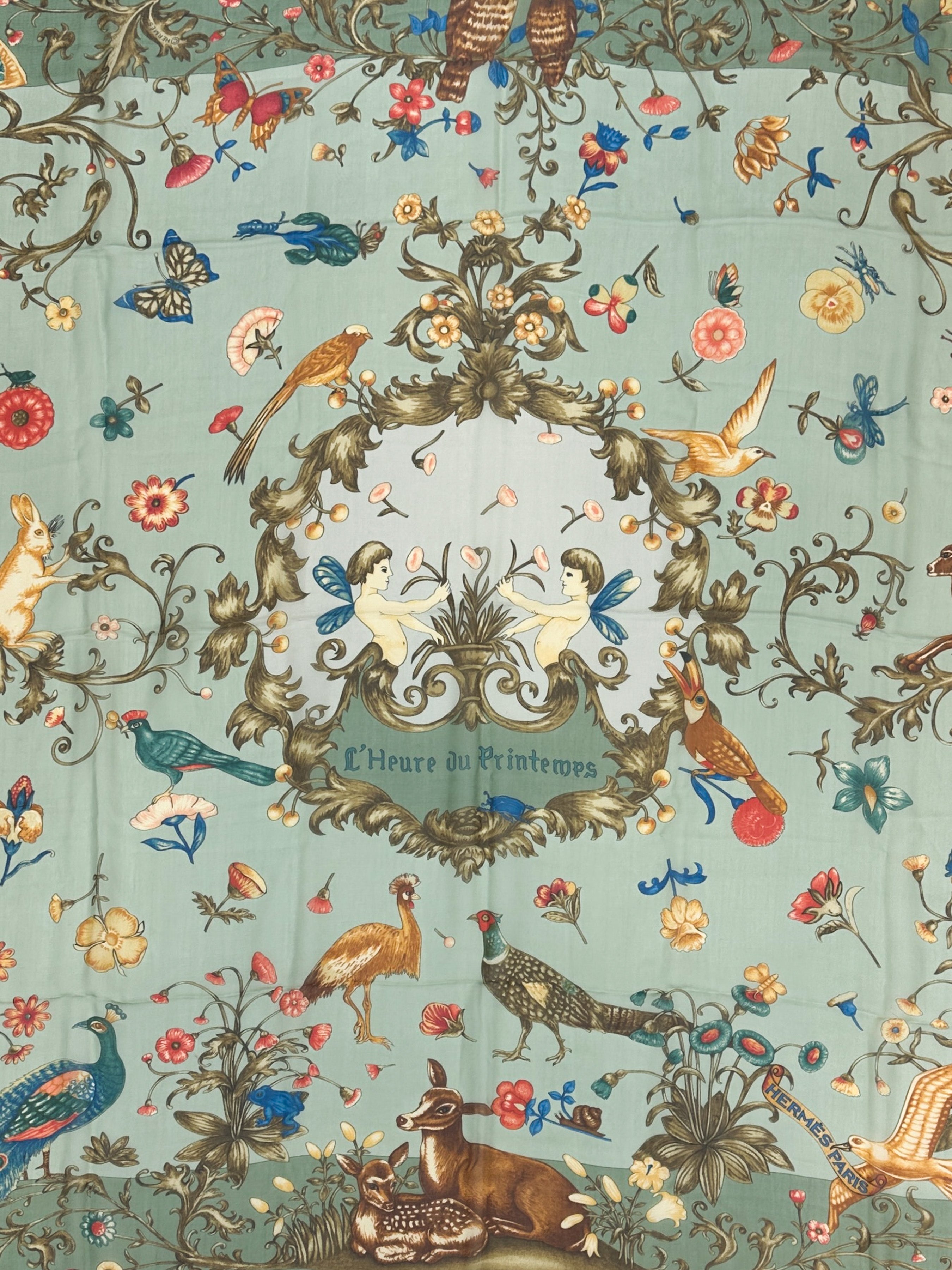 Hermès L'Heure du Printemps Mousseline 140