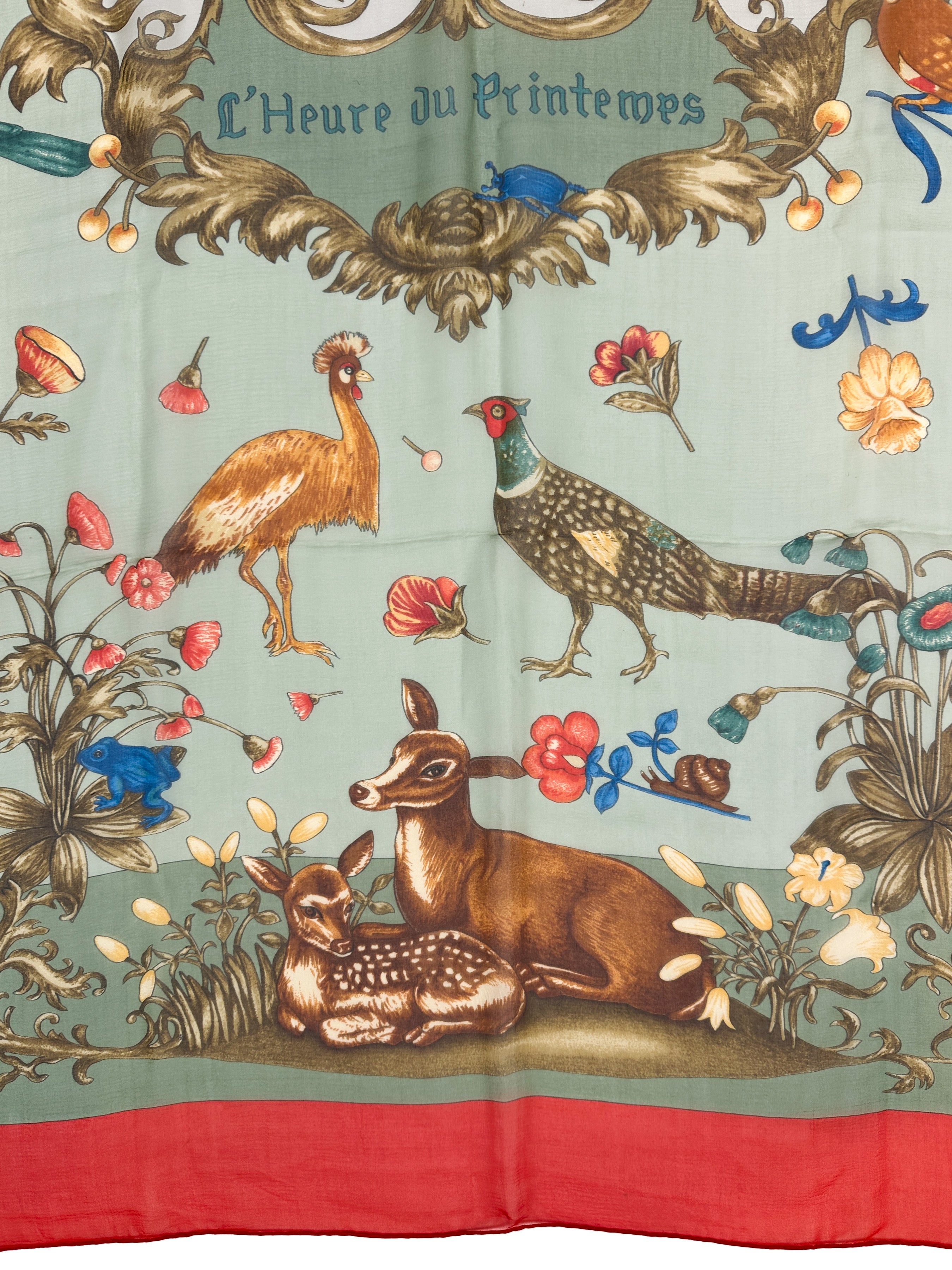 Hermès L'Heure du Printemps Mousseline 140