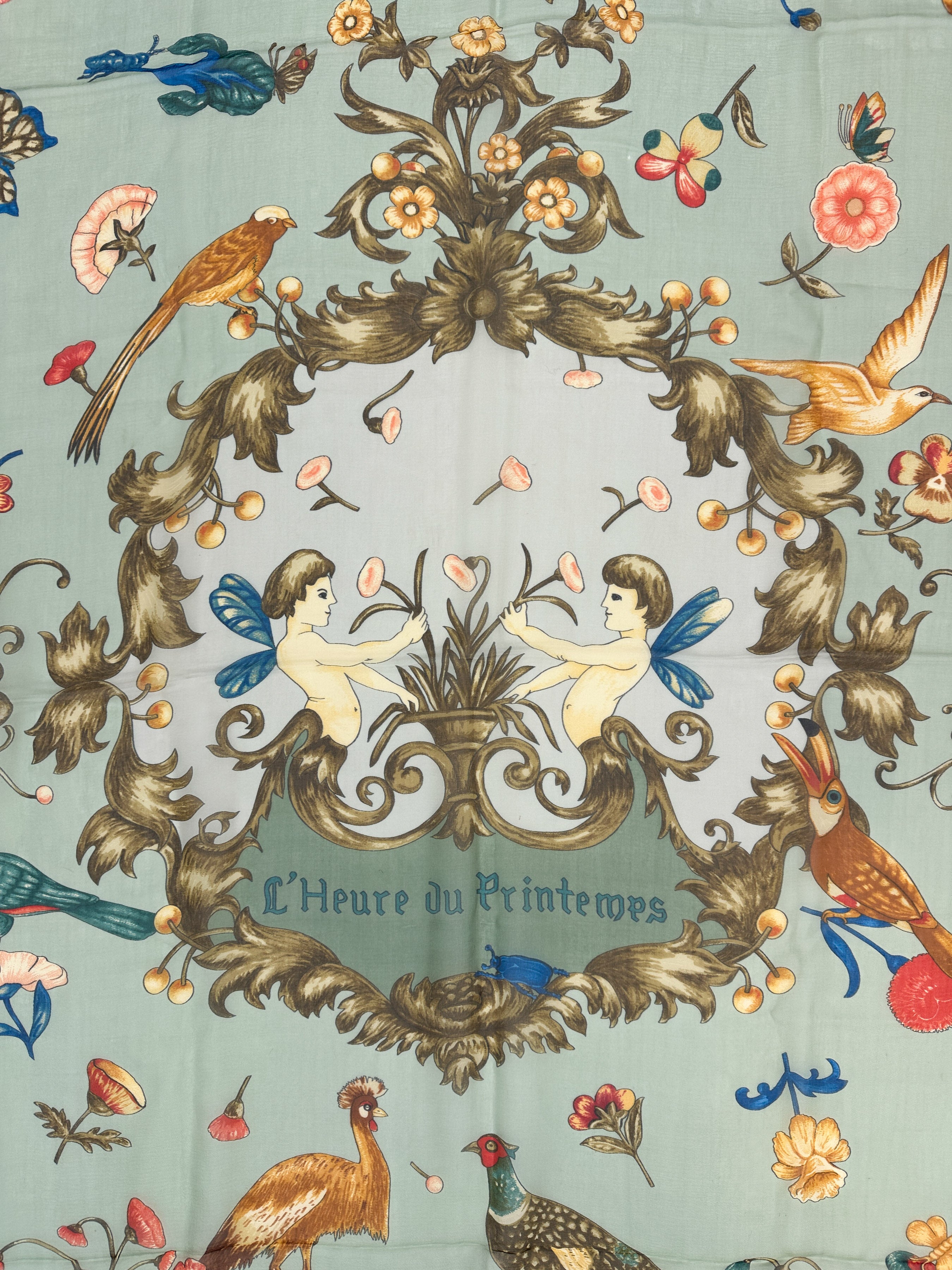 Hermès L'Heure du Printemps Mousseline 140