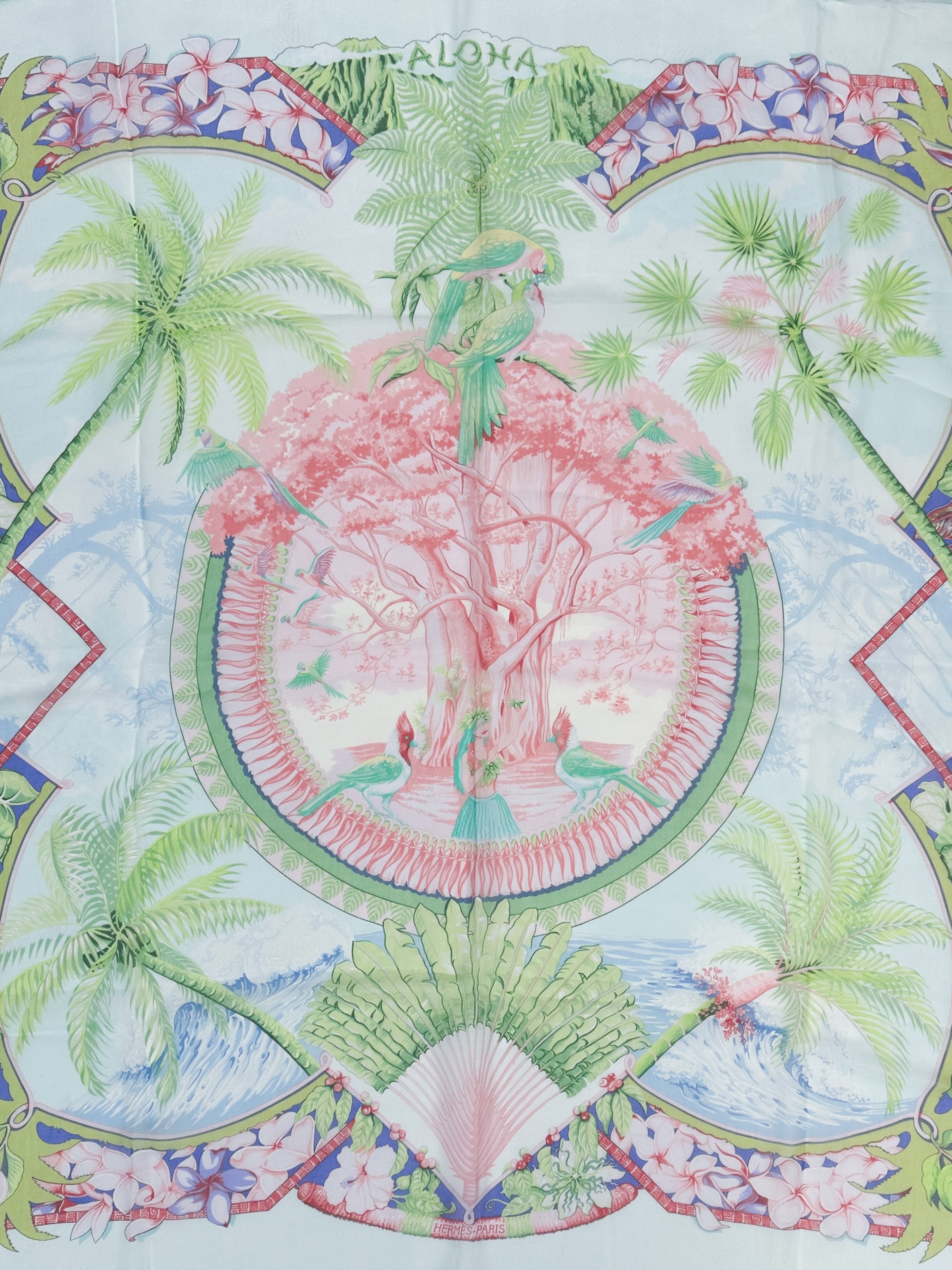 Hermès Aloha Mousseline 90