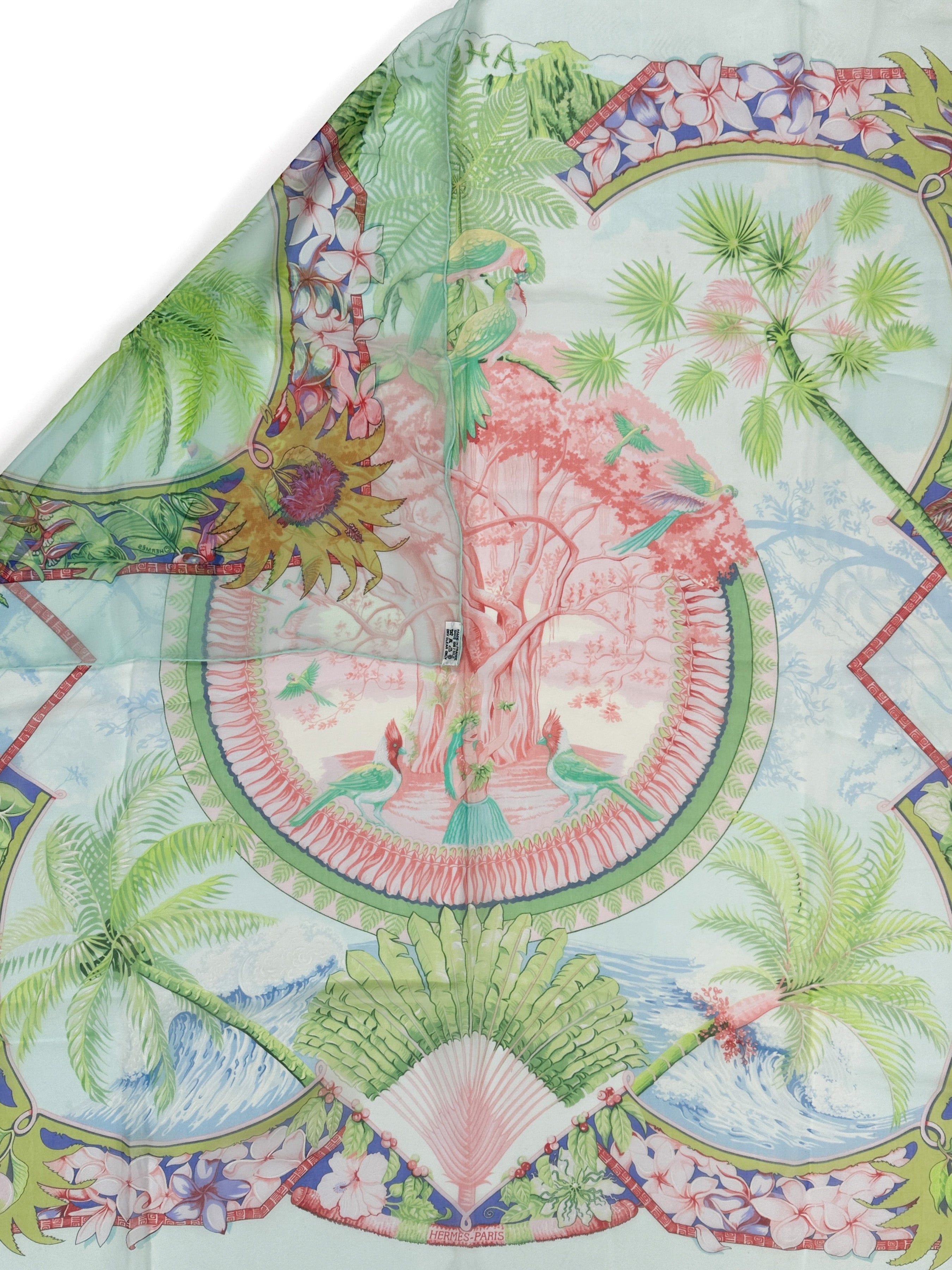 Hermès Aloha Mousseline 90