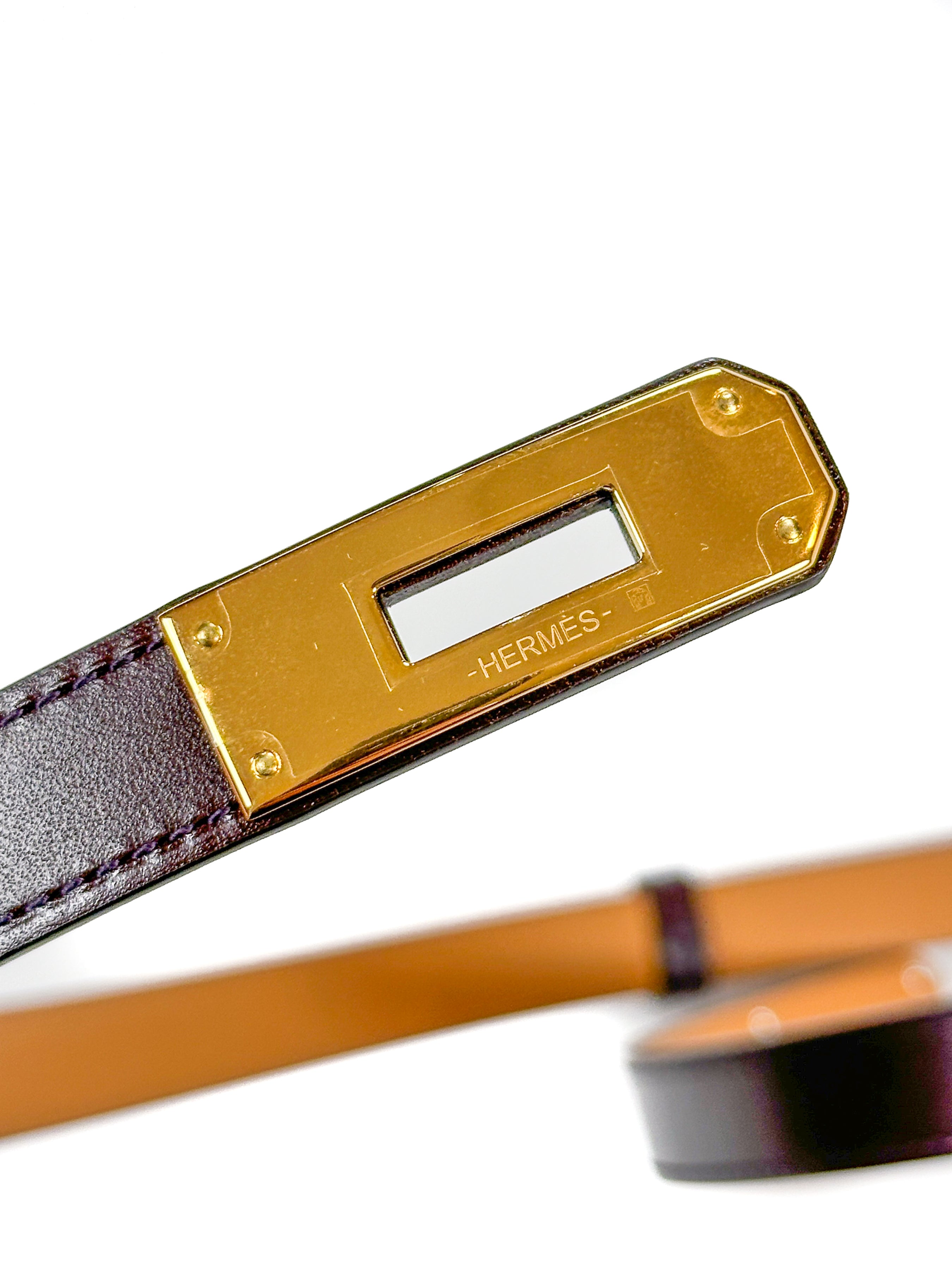 Hermès Kelly 18 Duo Electrum Belt