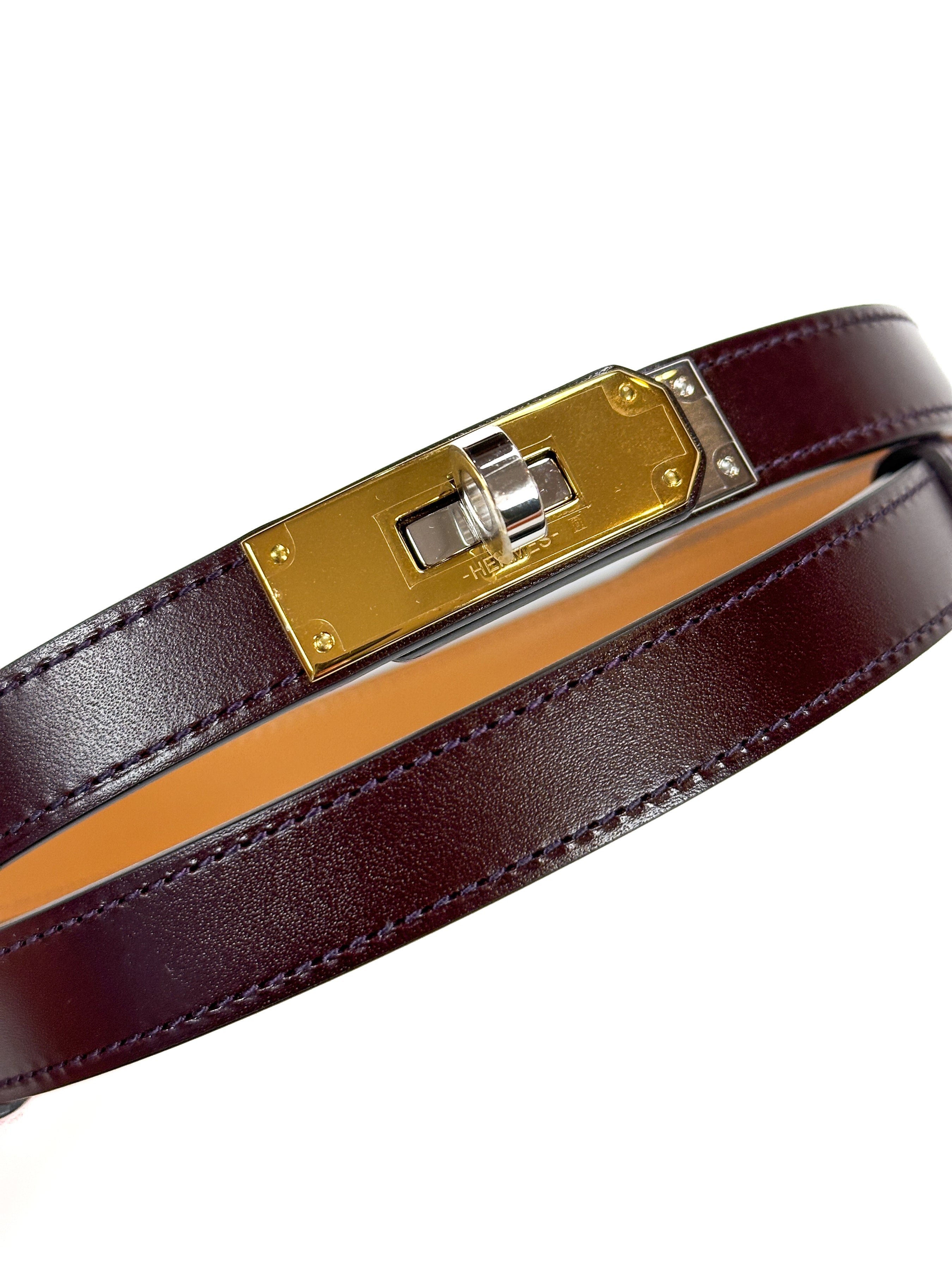 Hermès Kelly 18 Duo Electrum Belt