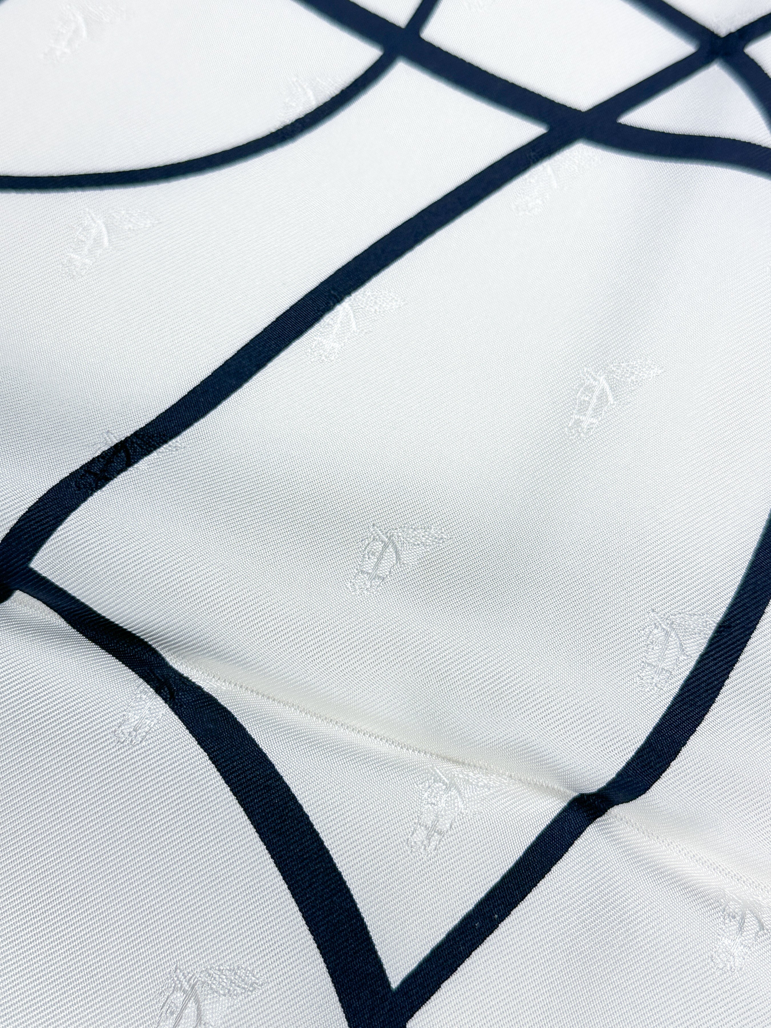 Hermès Fouets et Badines Jacquard Silk 140