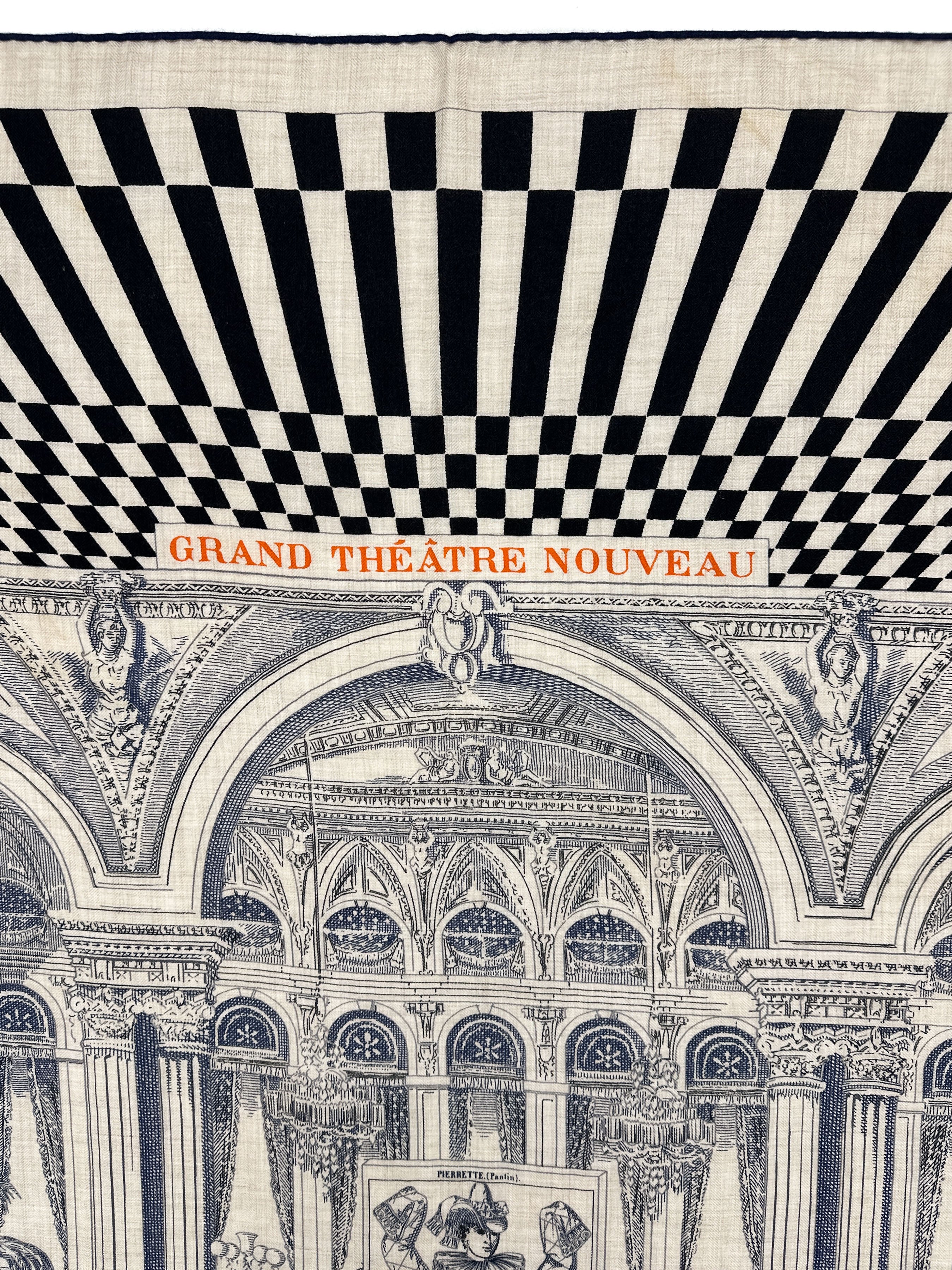 Hermès Grand Théâtre Nouveau Cashmere Silk 140