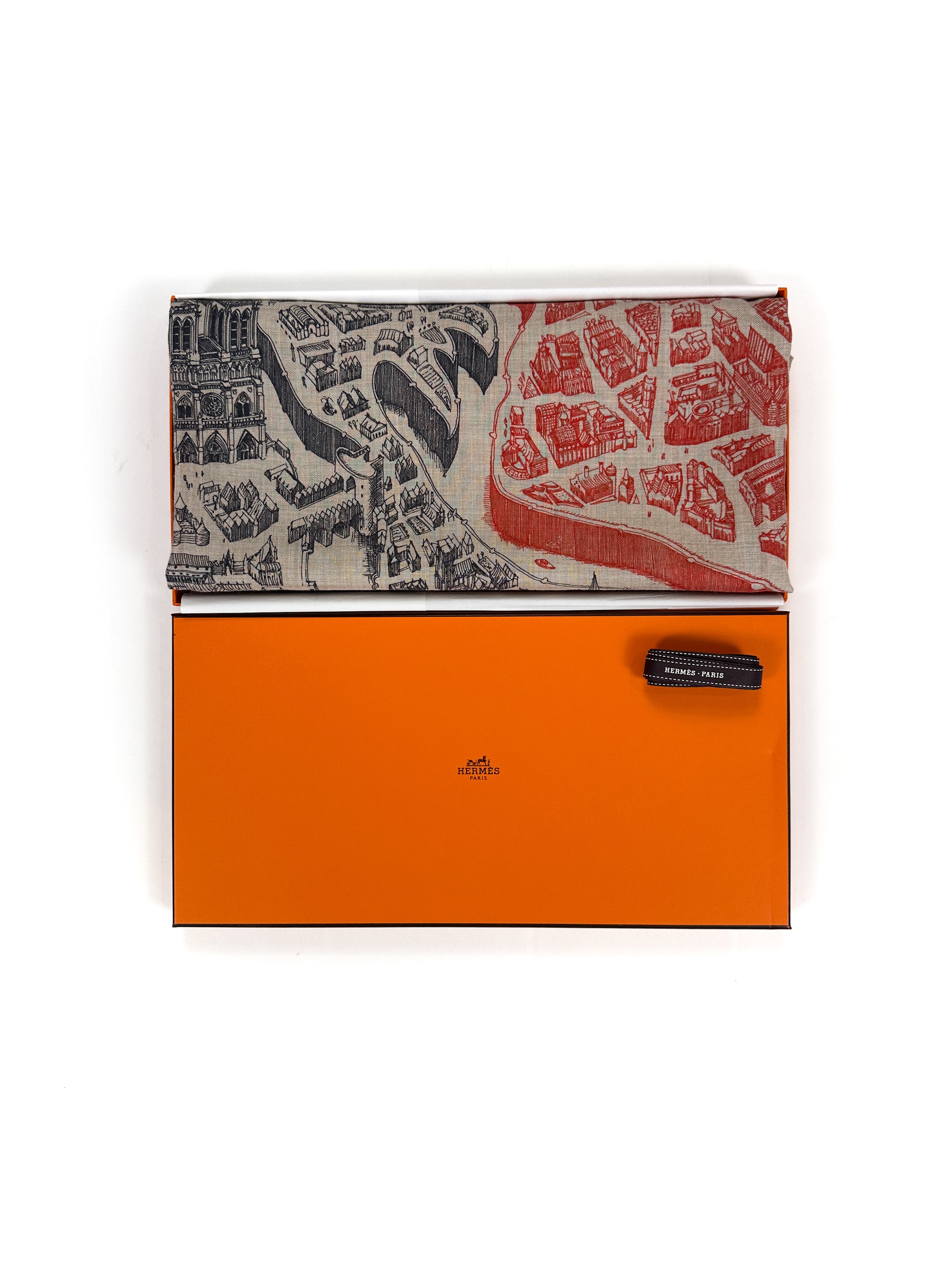 Hermès La Cité Cavalière Cashmere 140