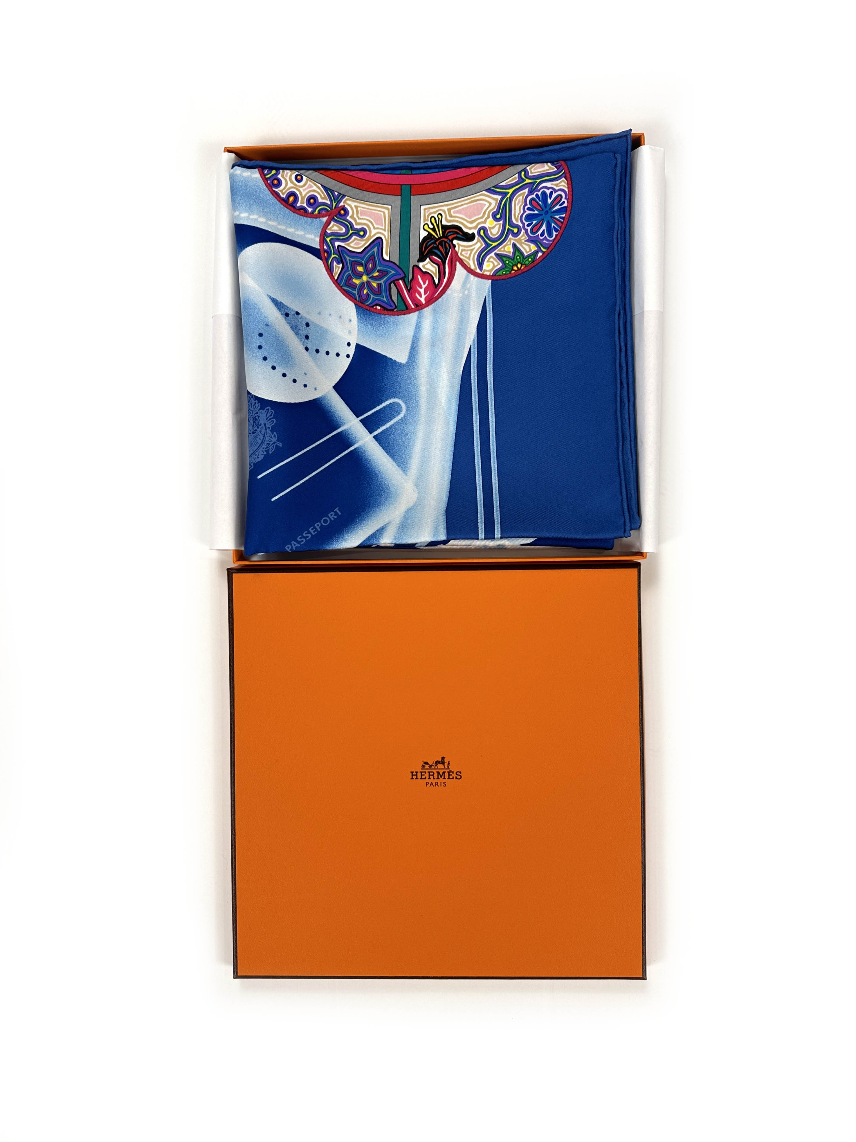 Hermès Please, Check In Application Fleurs 90