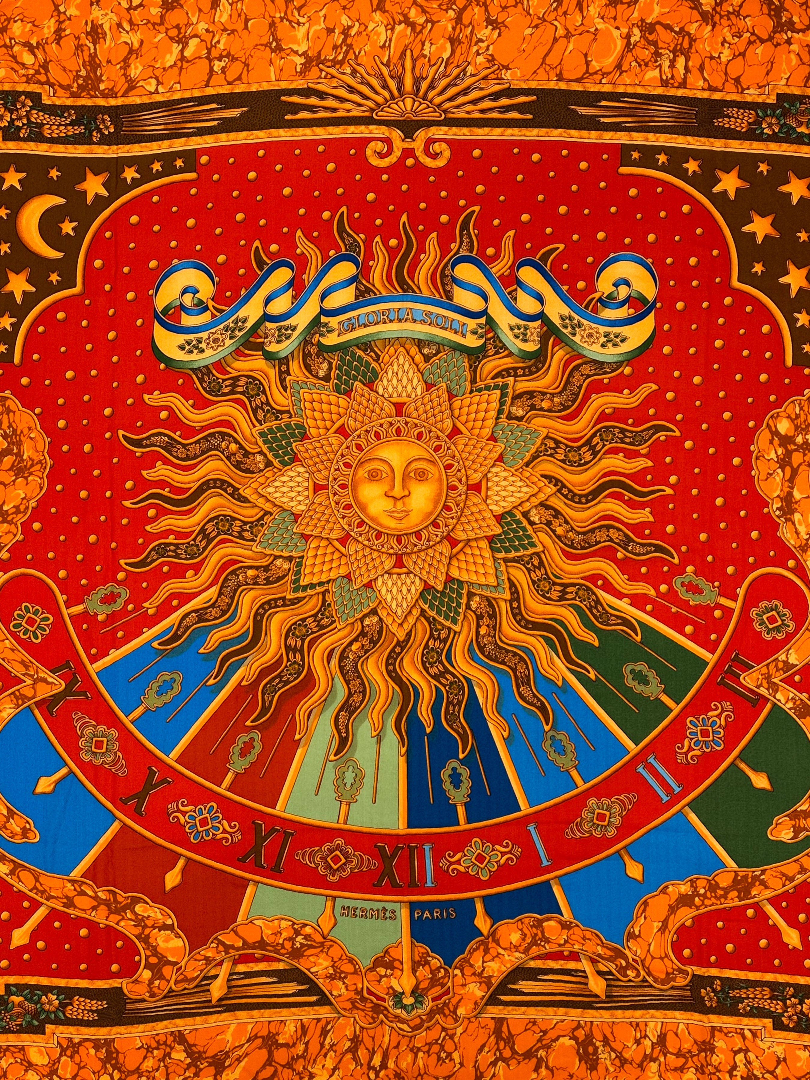 Hermès Gloria Soli Cashmere Silk 140