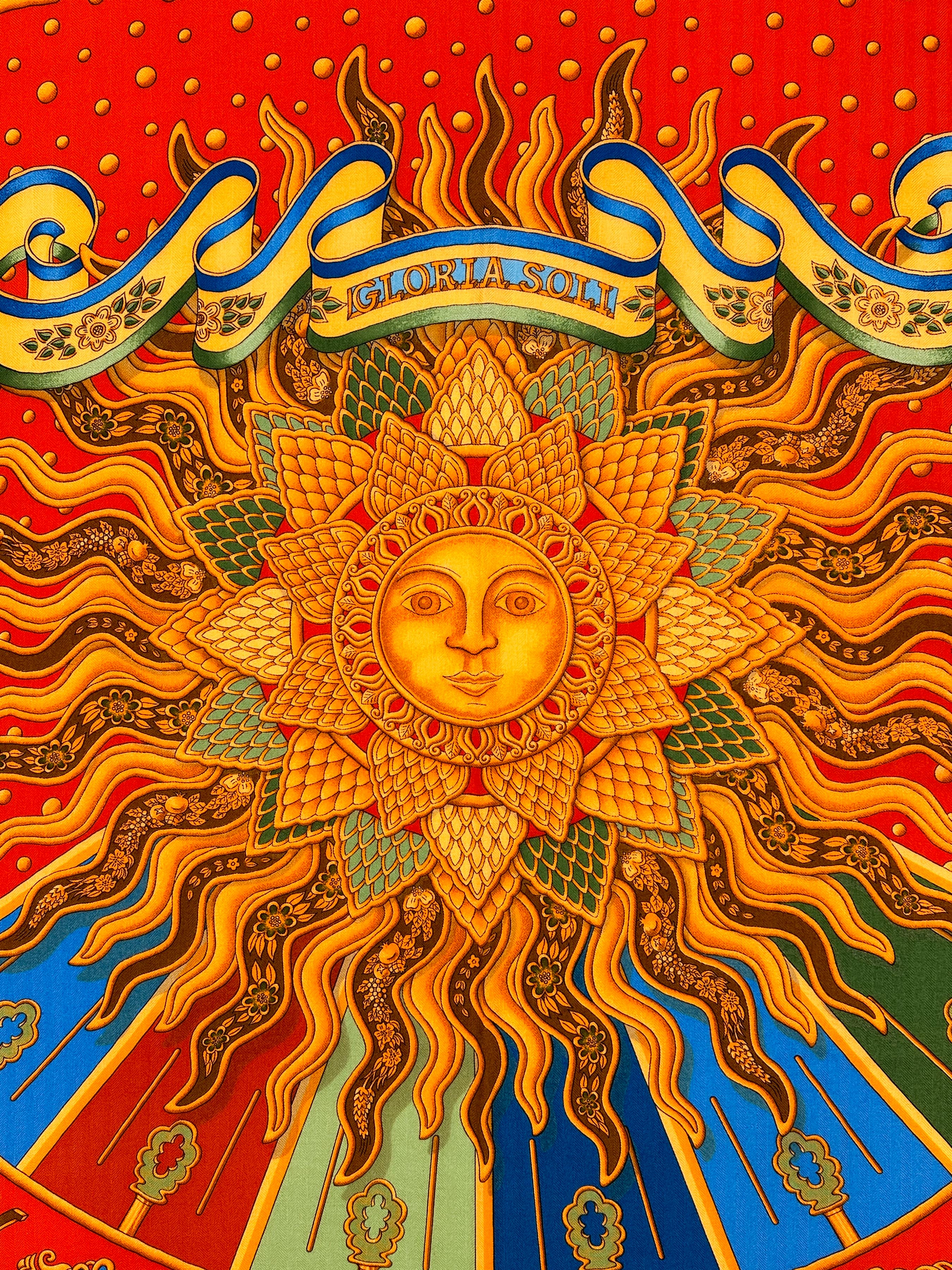 Hermès Gloria Soli Cashmere Silk 140