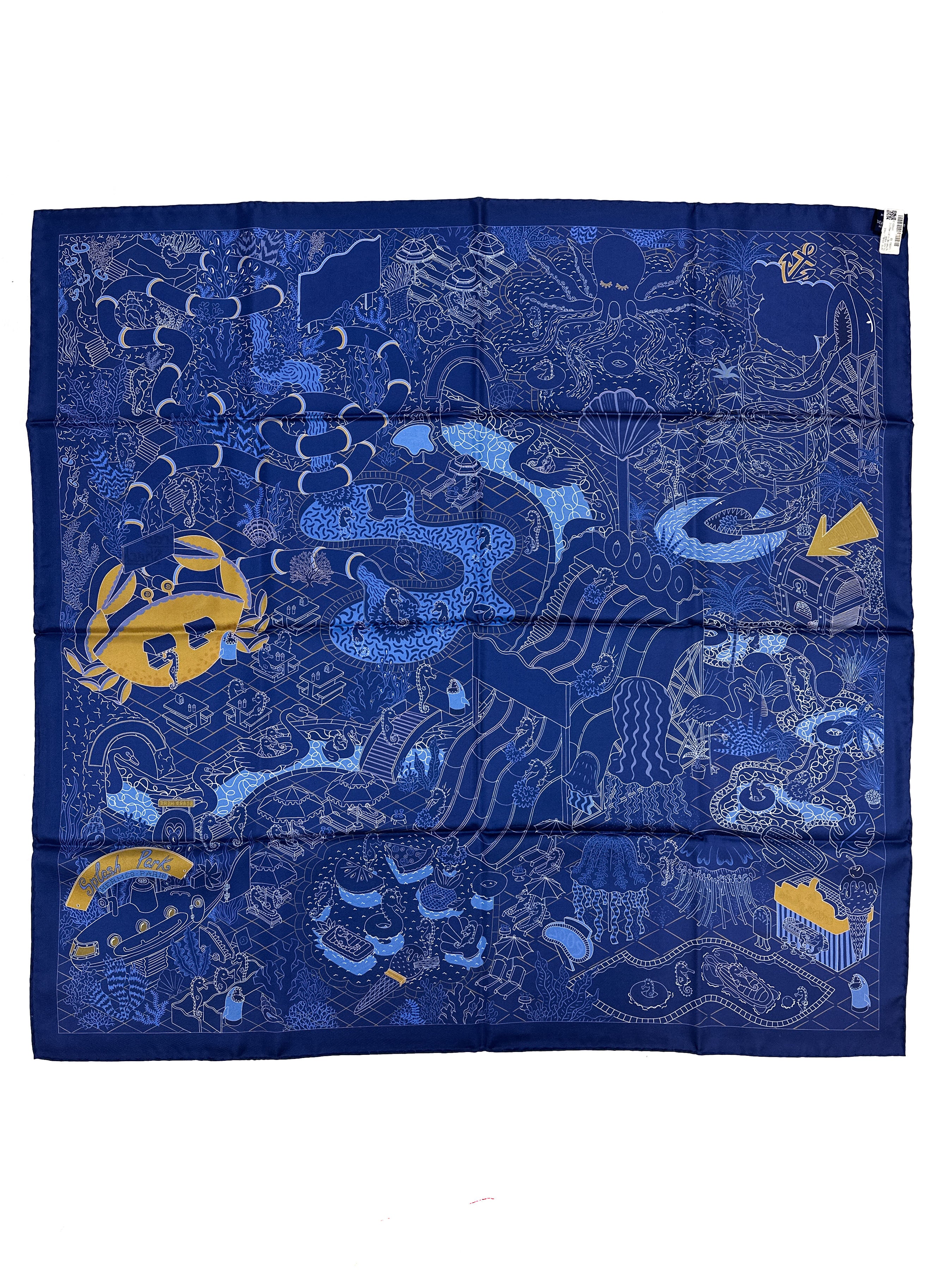 Hermès Splash Park Double Face 90