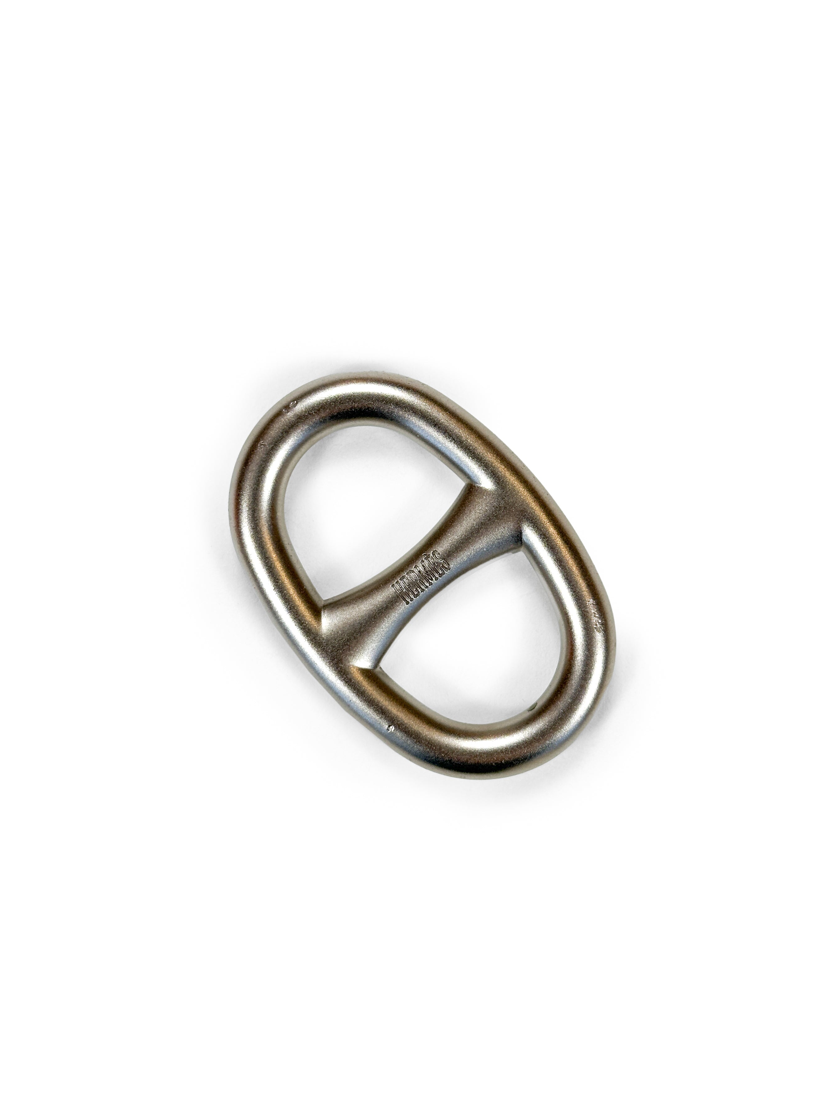Hermès Chaine d'Ancre Brushed Metal Scarf Ring