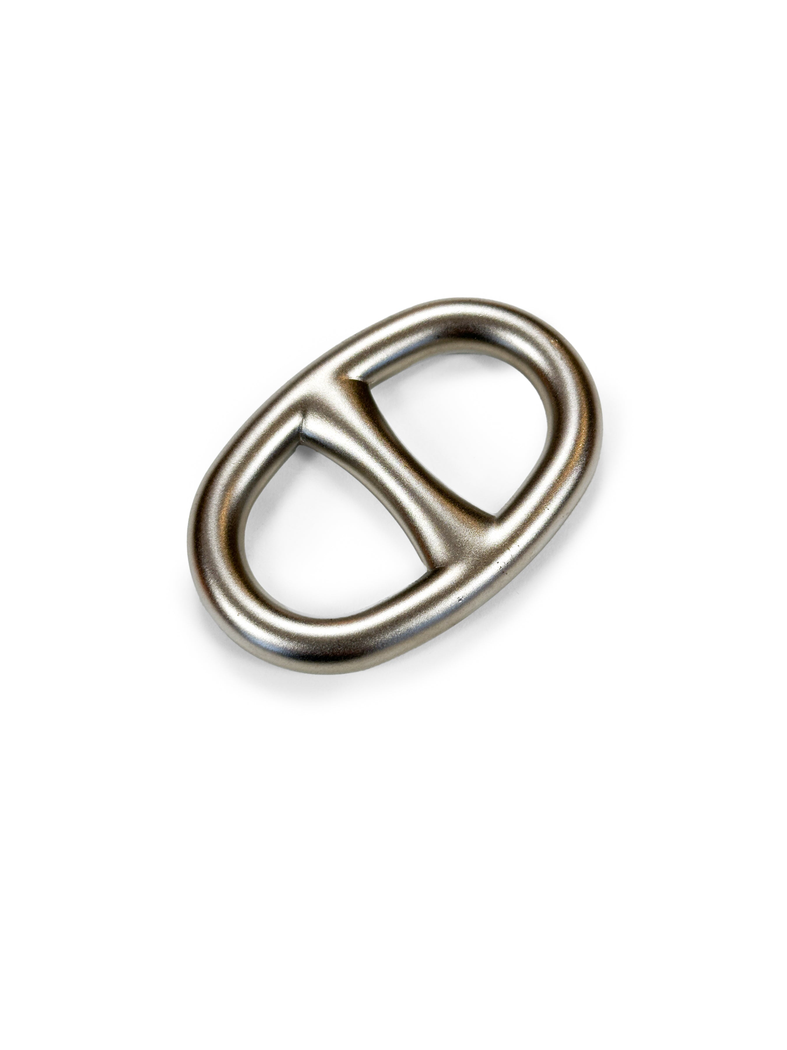 Hermès Chaine d'Ancre Brushed Metal Scarf Ring