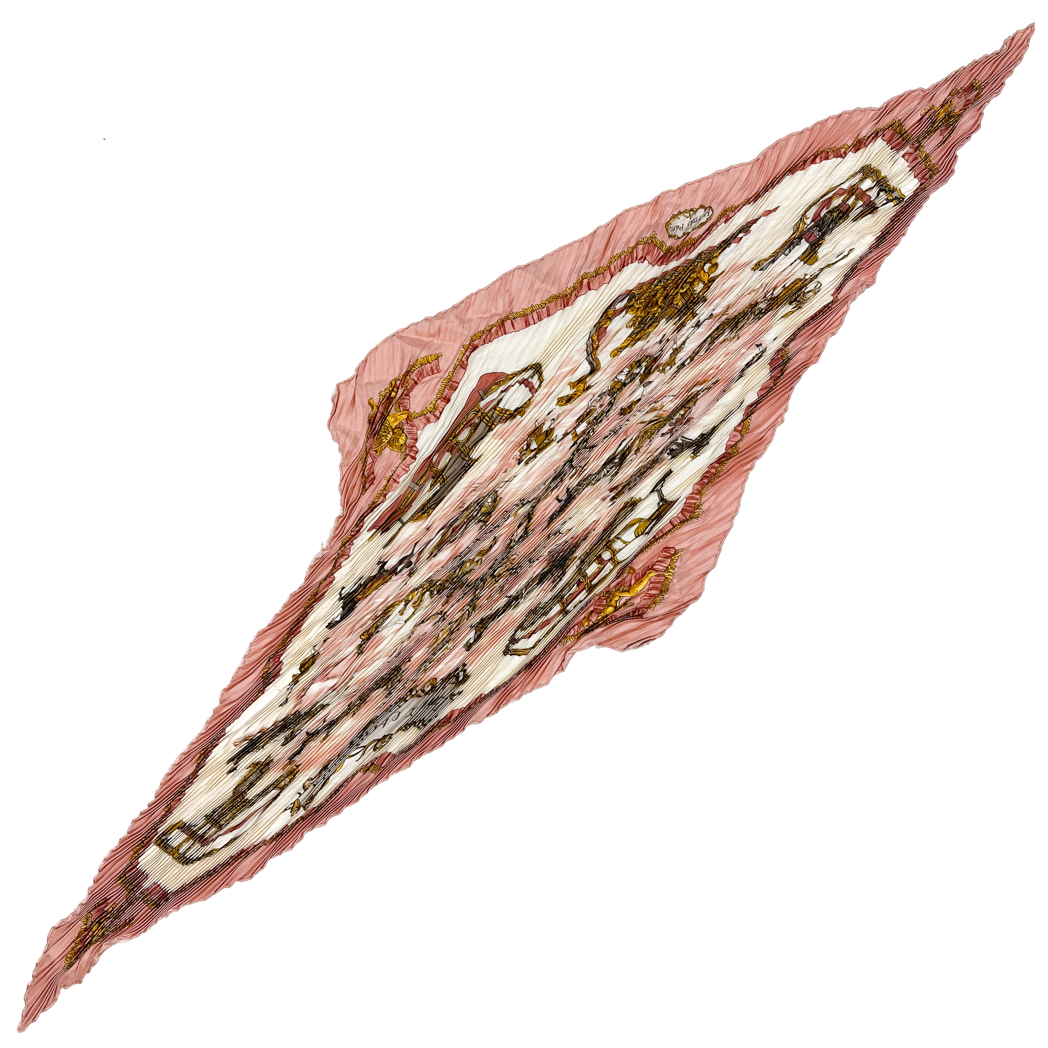 Hermès Traineaux et Glissades Plissé 90