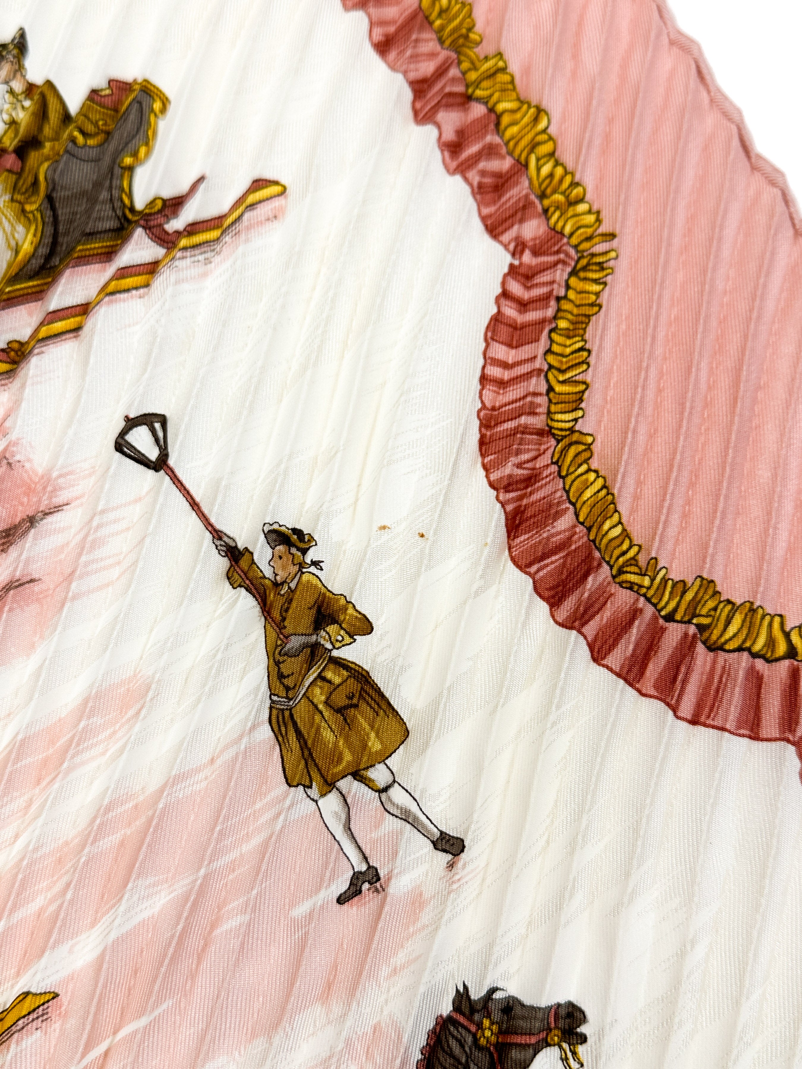 Hermès Traineaux et Glissades Plissé 90