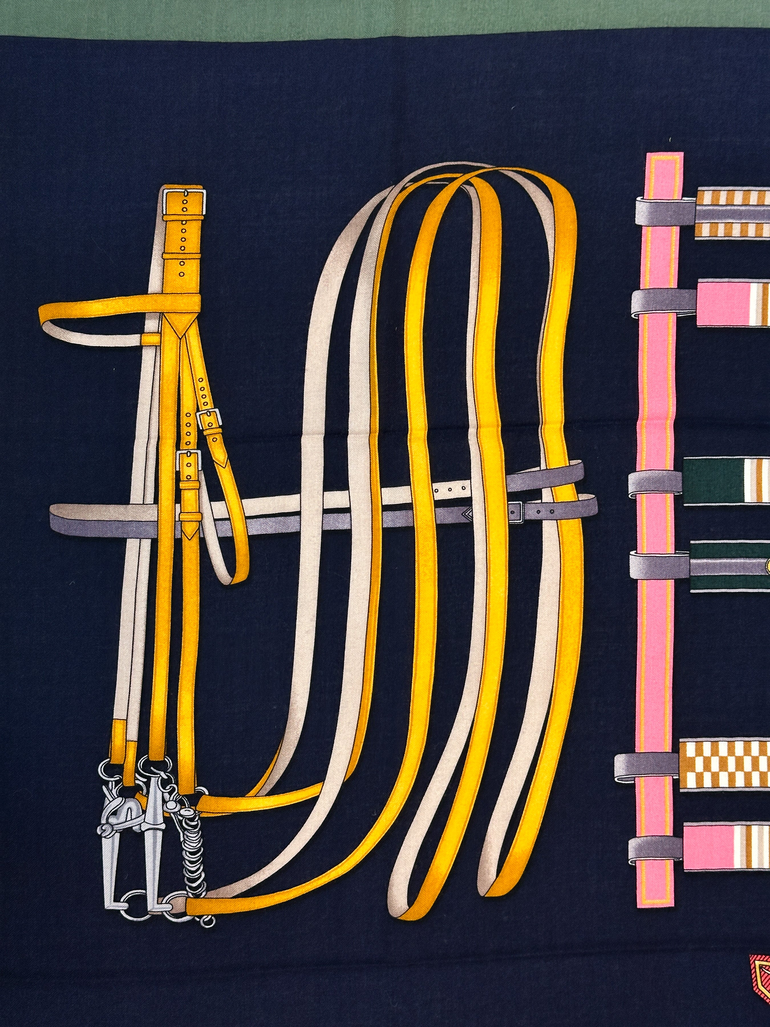 Hermès Lettres Equestres Cashmere Silk 140