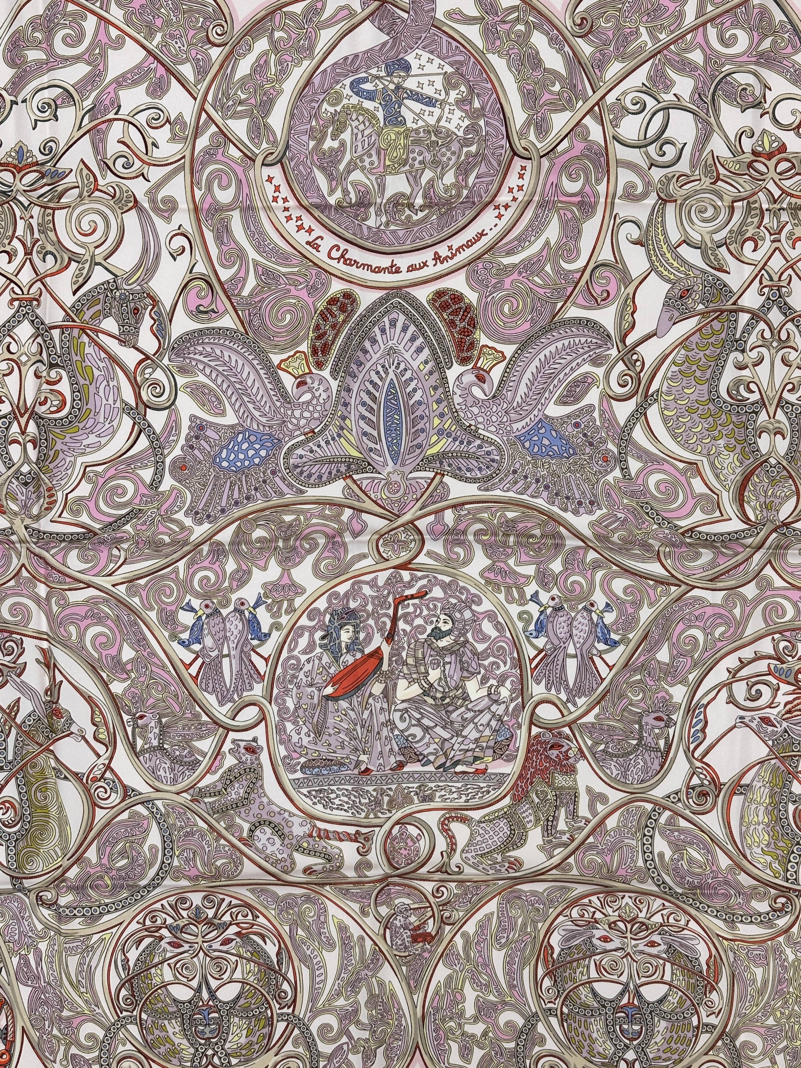 Hermès La Charmante Aux Animaux 90