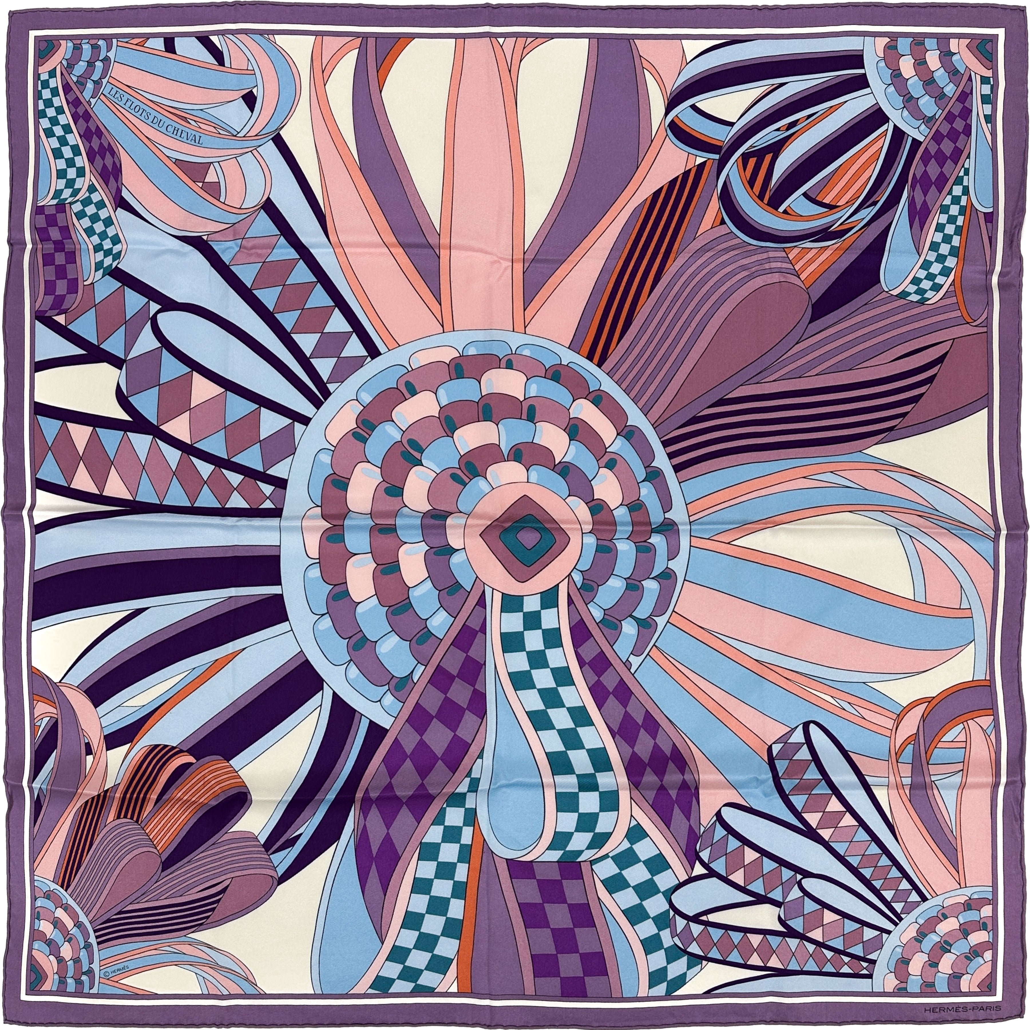 Hermès Les Flots du Cheval 70