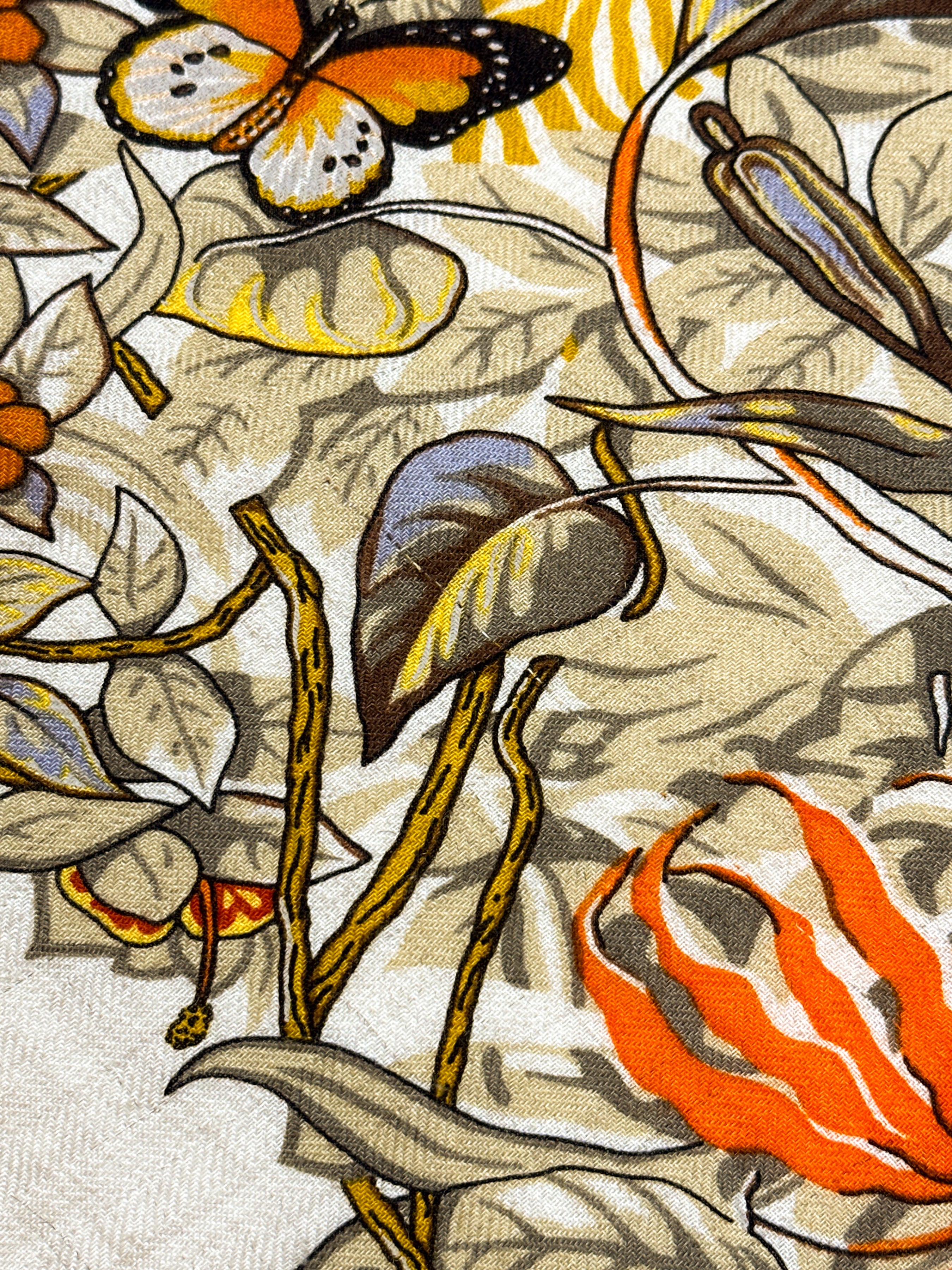 Hermès Jungle Love Cashmere Silk Giant Triangle